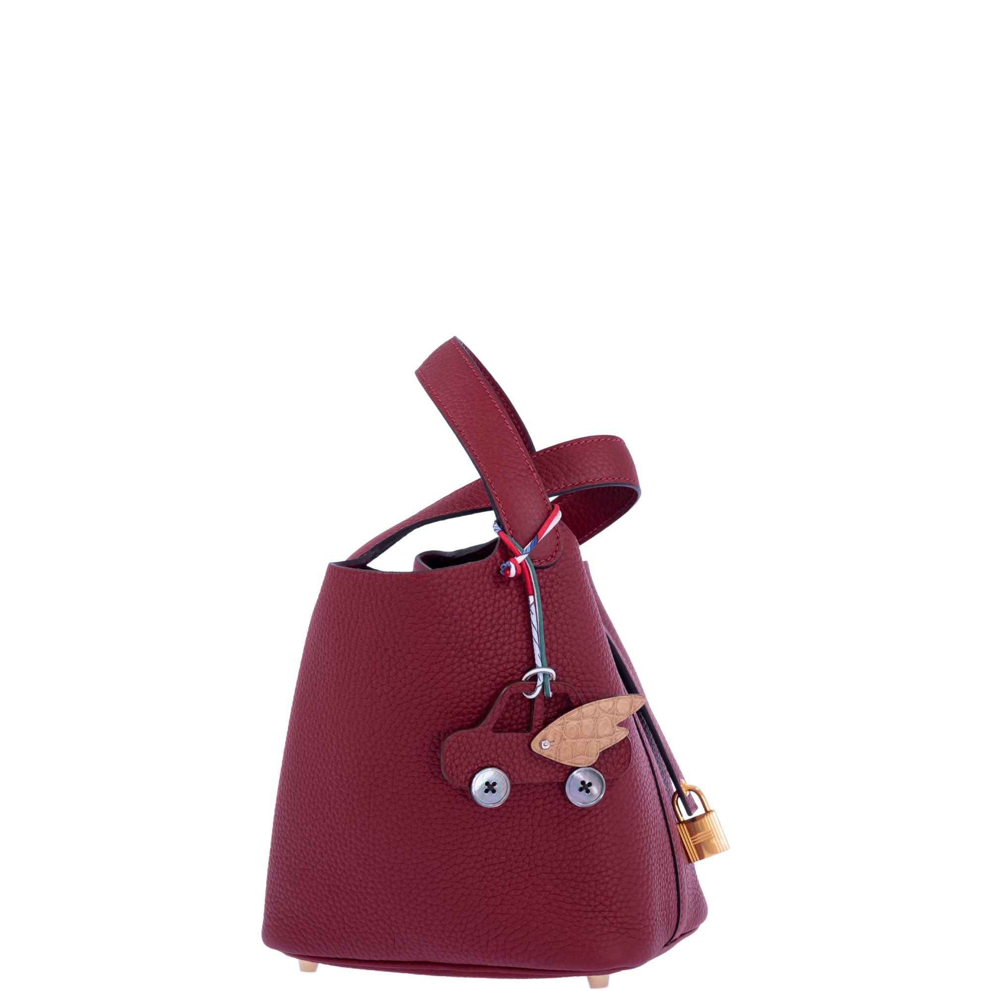 Hermès Picotin Lock 18 Rouge H Clemence Gold Hardware、mySite、garminoutage.com