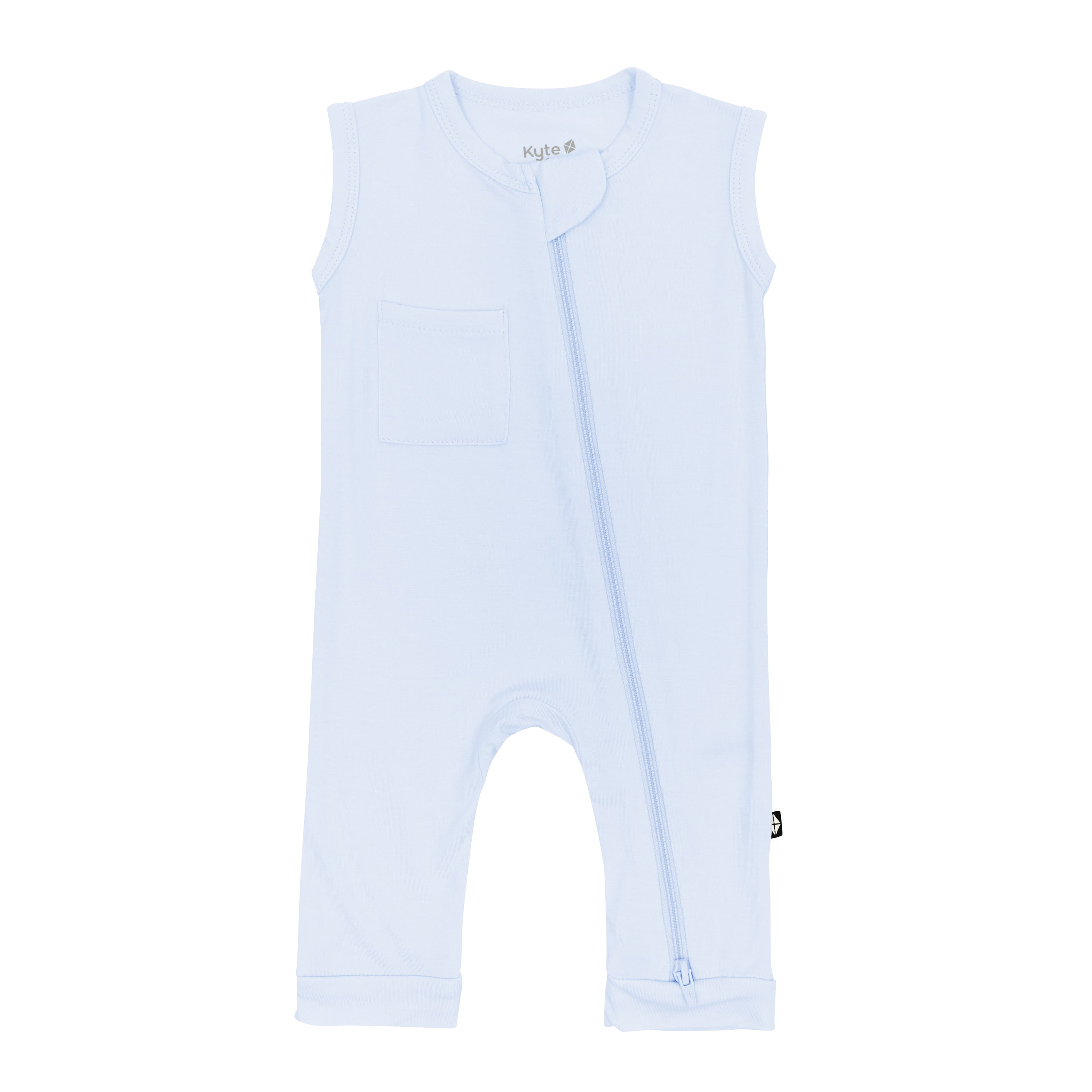  Zippered Sleeveless Romper in Mist、mySite、layawaytickets