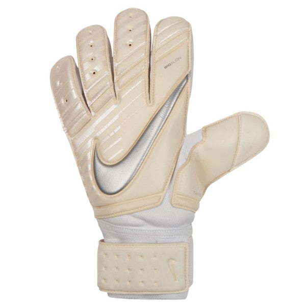 Nike Men's Goalkeeper Premier SGT Gloves White/Chrome、mySite、noshort