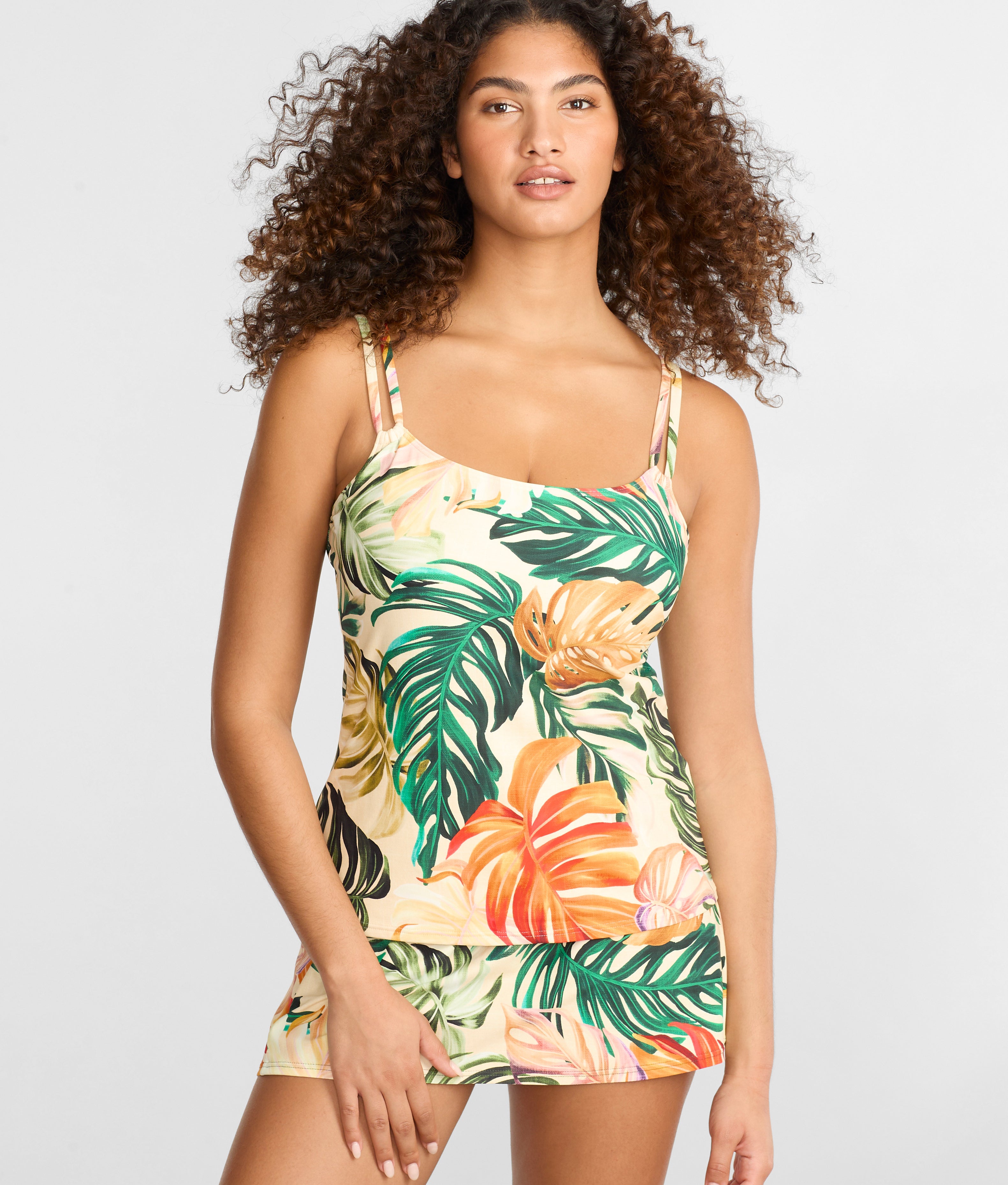  Printed Taylor Underwire Tankini Top、mySite、justintrudeaud