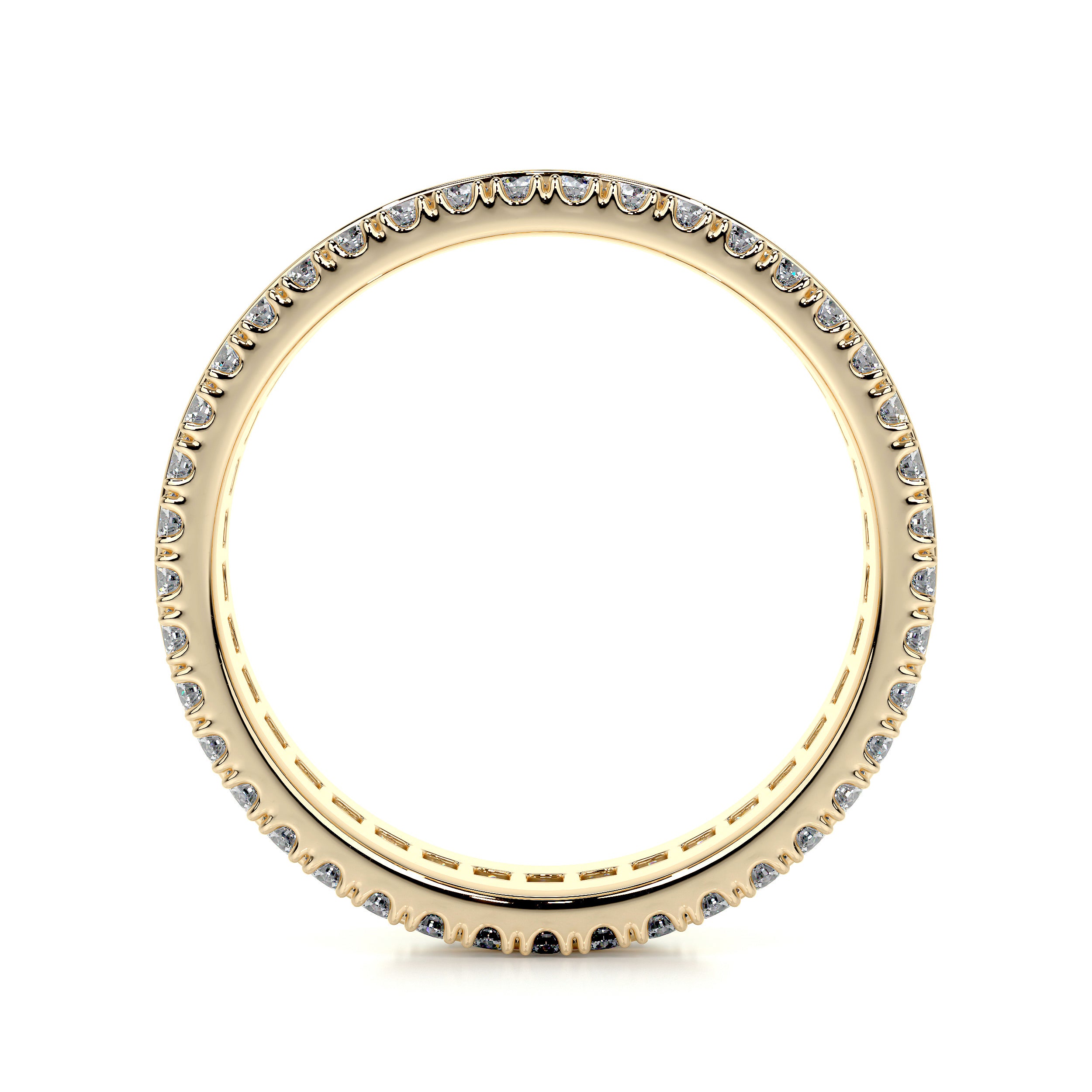Paige Lab Grown Eternity Wedding Ring (4 Carat) -18K Yellow Gold、mySite、hinf8tx79