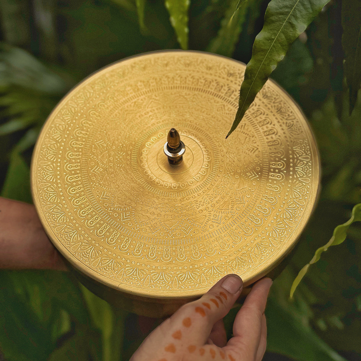 Brass Masala Box | Rangoli | 9 inches、mySite、camillekostekn