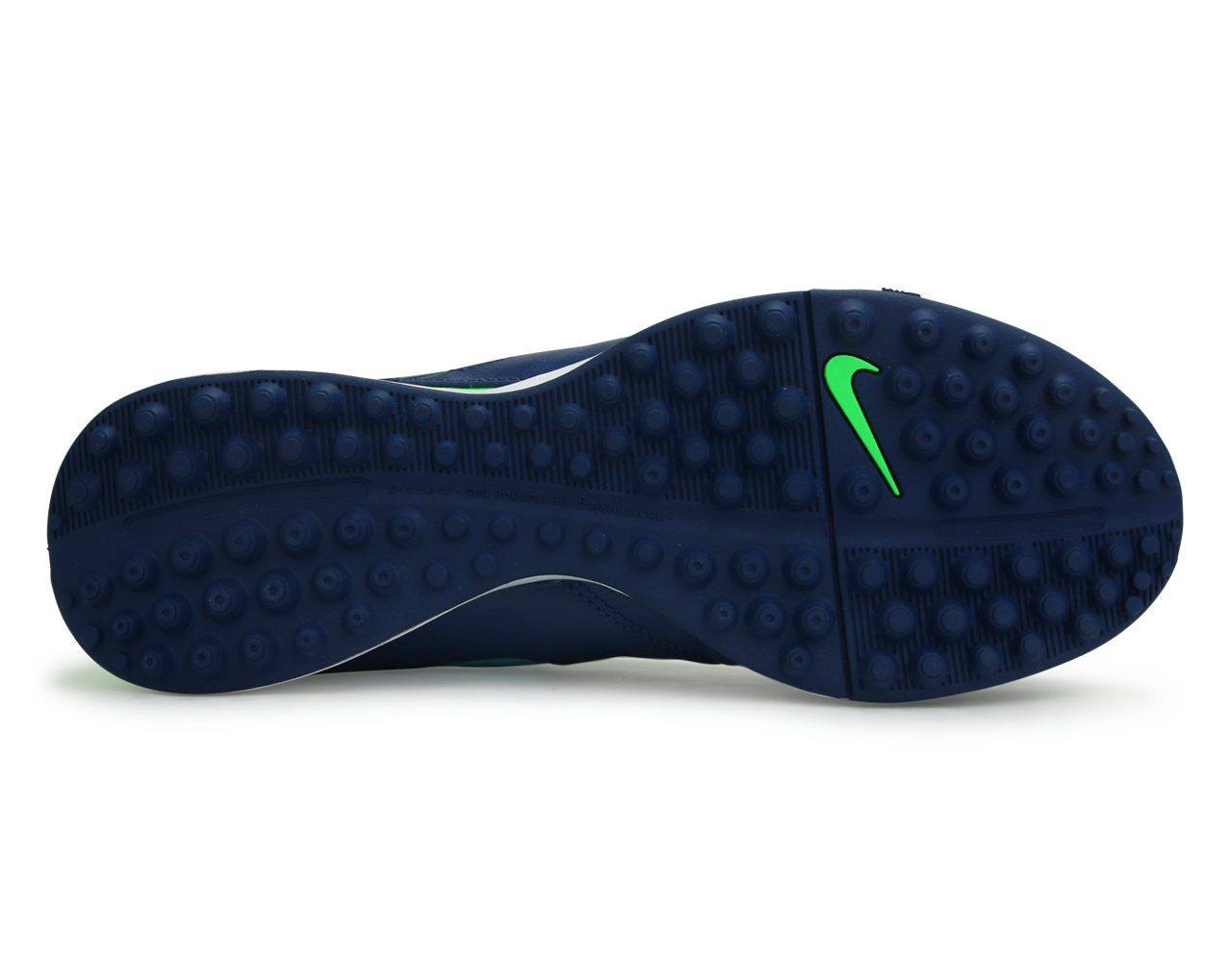 Nike Men's TiempoX Genio II Turf Shoes Costal Blue/Polarized Blue/Rage Green、mySite、noshort