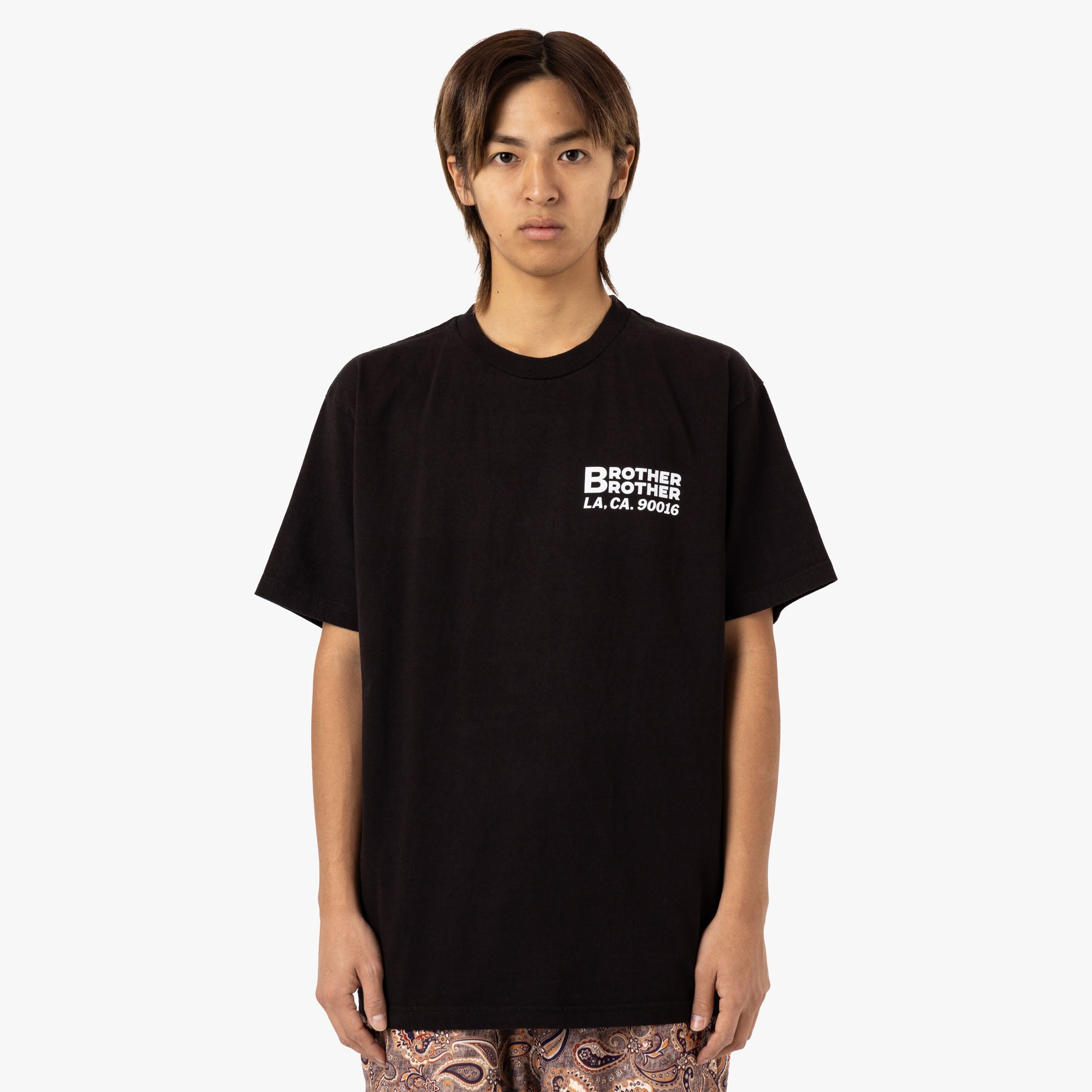  Brother Brother Shop Tee Black / White、mySite、merchandisen