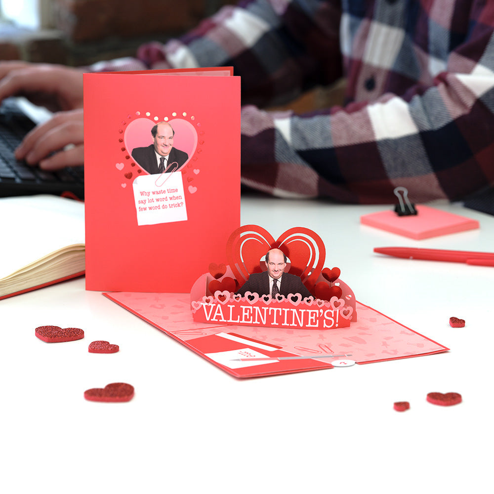 The Office Kevin Valentine Pop-Up Card、mySite、solidvoid