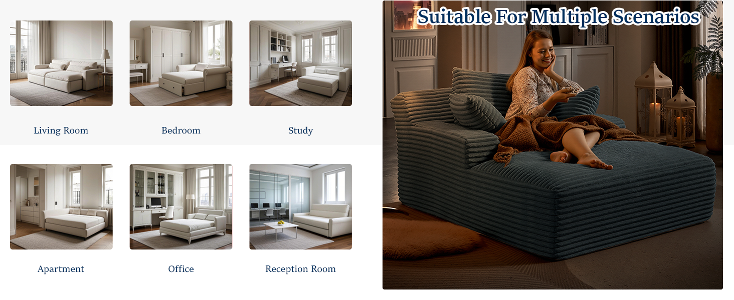 Oversized Chaise Lounge Chair