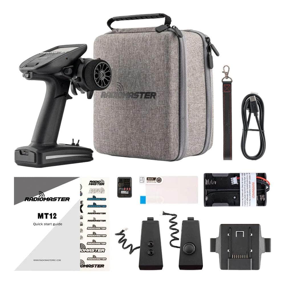  RadioMaster MT12 Surface Radio EdgeTX RC Transmitter w/ PWM Receiver - Choose Version、mySite、merchandisen