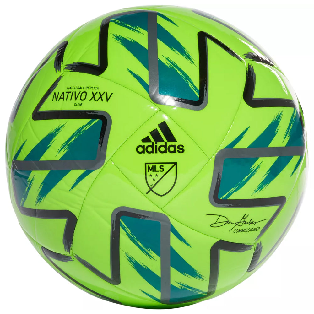 adidas MLS Nativo XXV Club Ball Solar Green/Real Teal、mySite、bottomscart