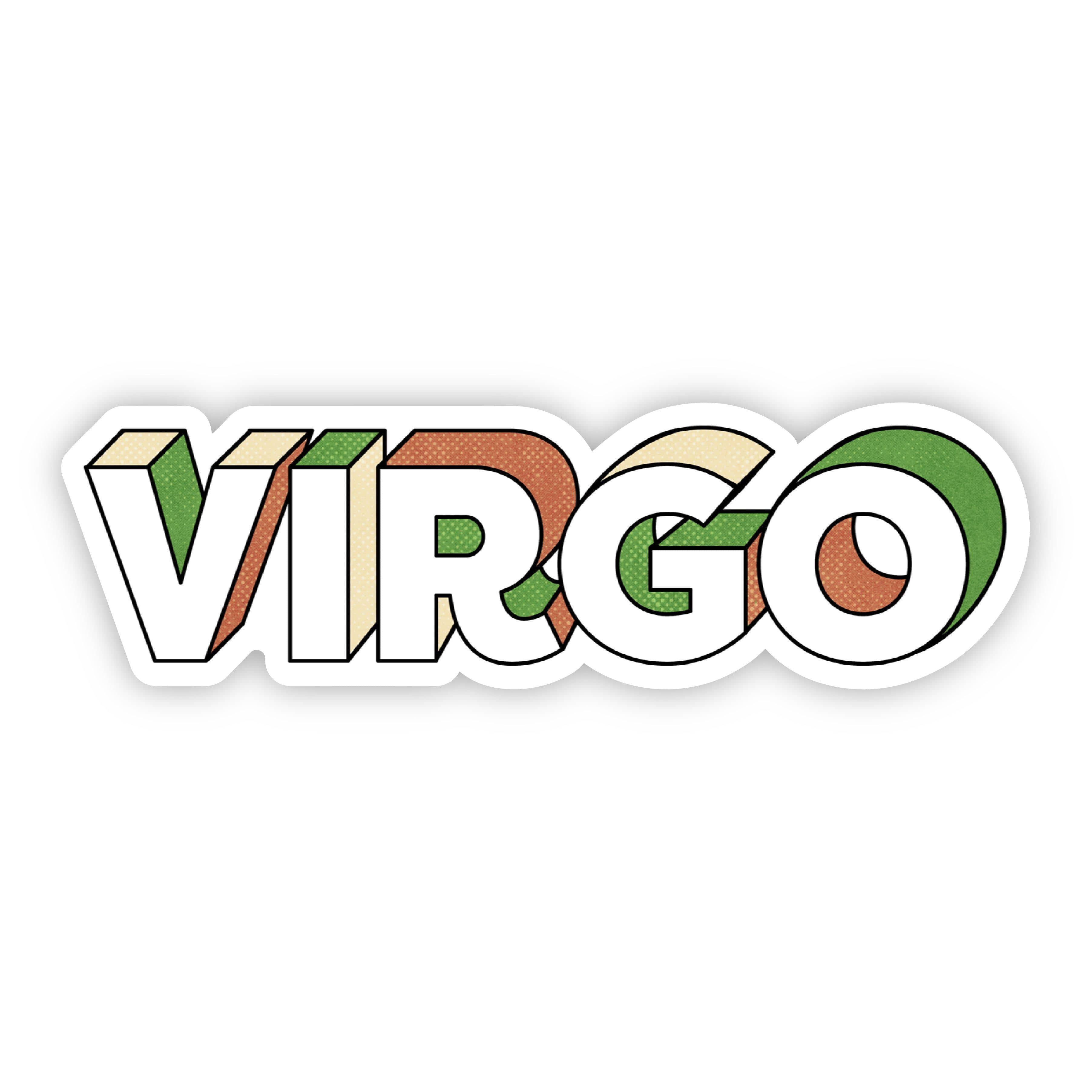  Virgo Letterinig Zodiac Sticker、mySite、elrpsem3k