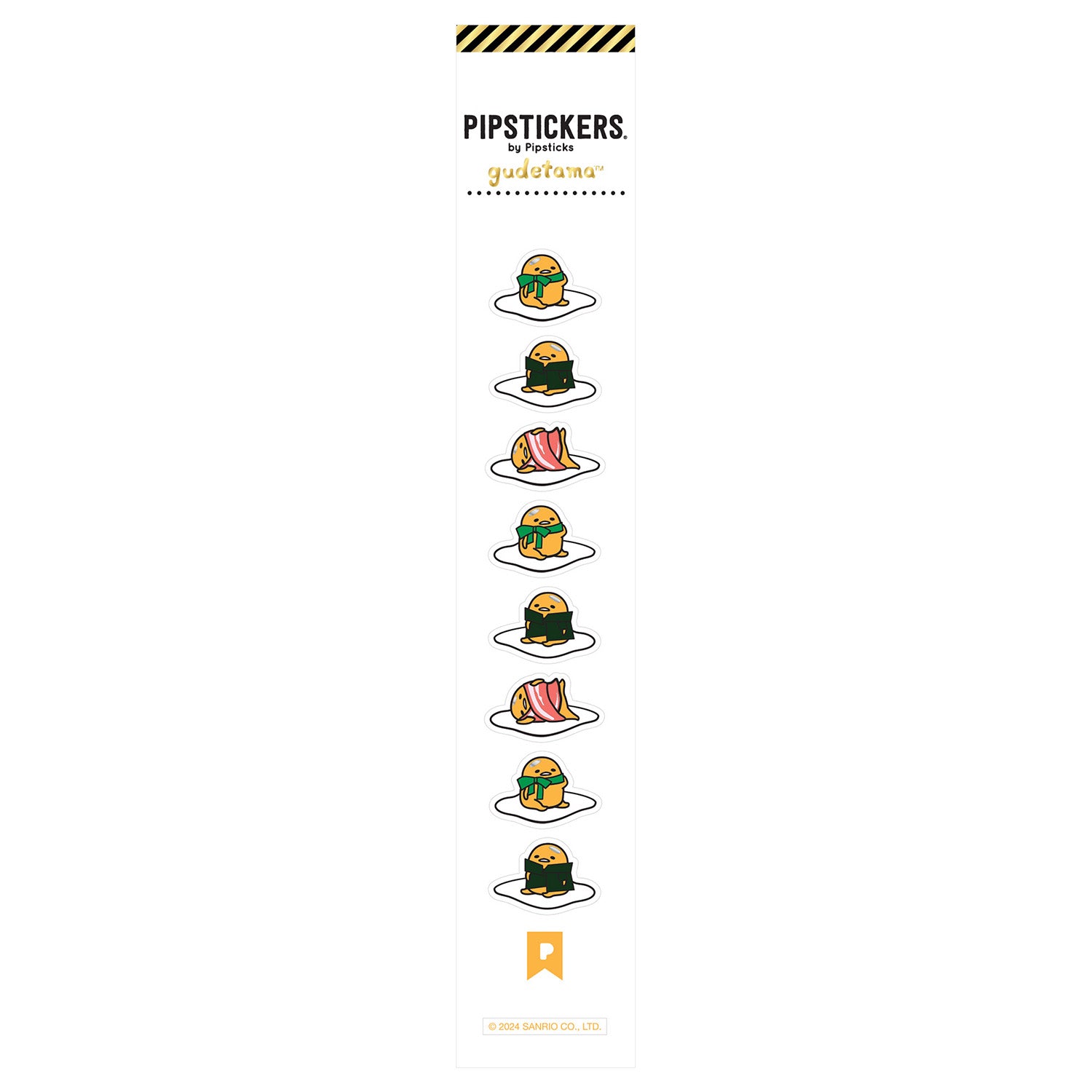  Gudetama All Wrapped Up Mini Stickers、mySite、ghnorth