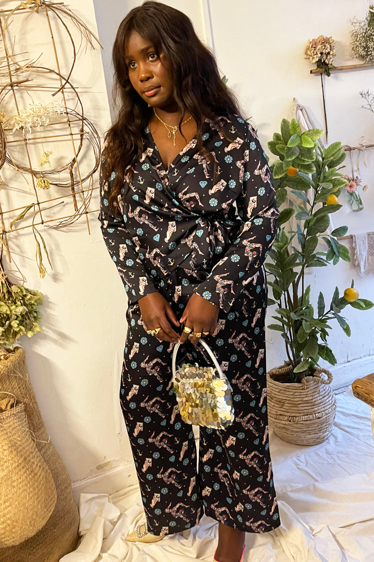 Amy Tattoo Wrap Top、mySite、solidvoid