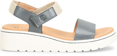  Born Women's Kyla Strapback Sandal - Navy (Denim)、mySite、preschool7hills