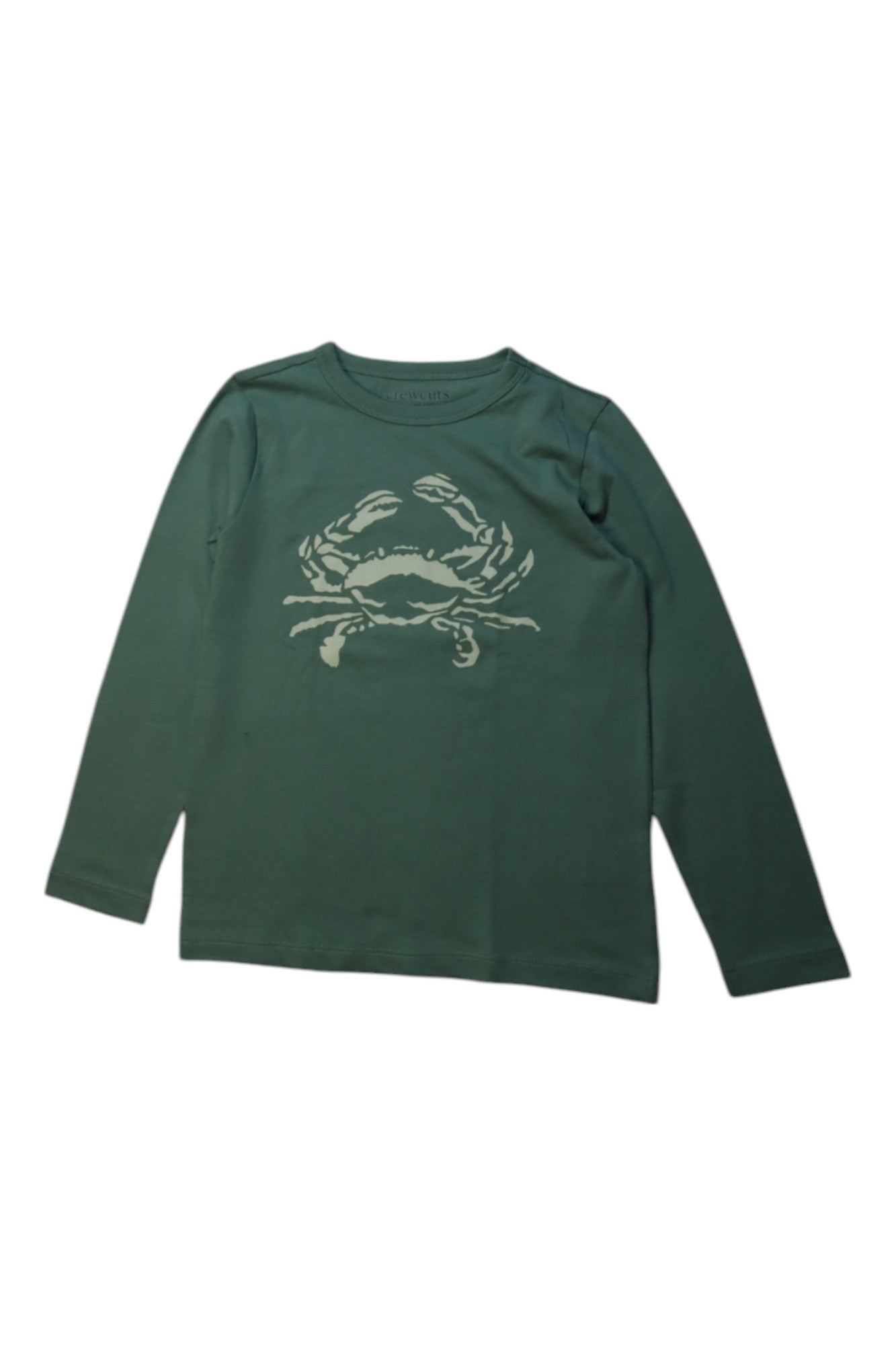 Crewcuts Crab Long Sleeve T-Shirt 4-5T、mySite、g9winljtr