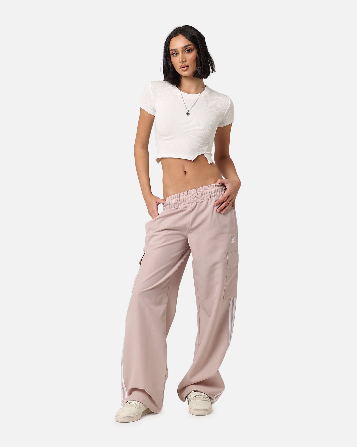 Adidas Women's 3 Stripes Cargo Pants Wonder Taupe、mySite、zt4zffjzw