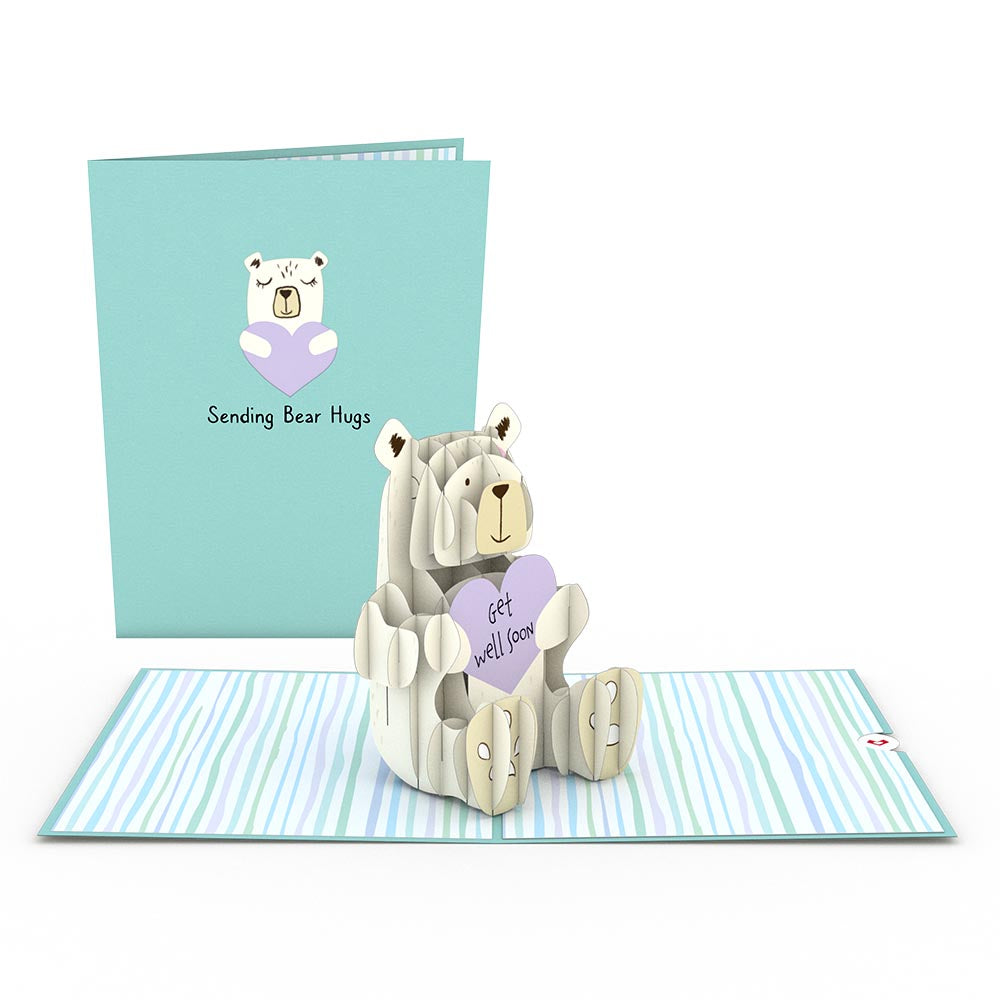Get Well Bear Pop-Up Card、mySite、solidvoid