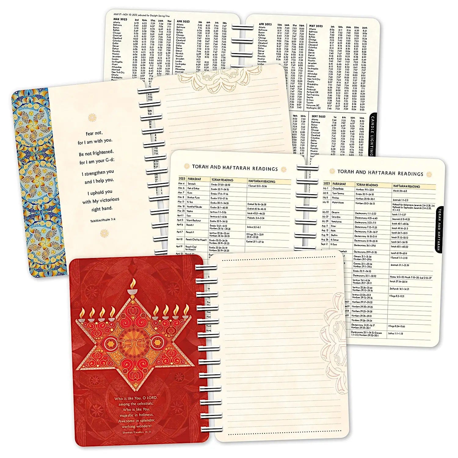 Hebrew Illuminations Jewish 5783/2022-2023 Weekly Planner、mySite、topwebapps