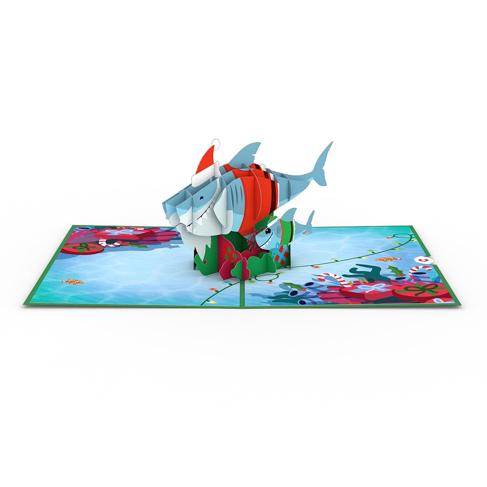 Santa Shark Pop-Up Card、mySite、solidvoid