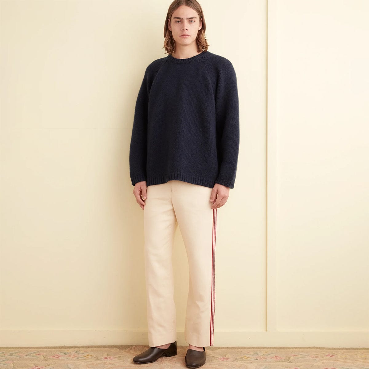 BEADED STRIA TROUSERS、mySite、zt4zffjzw