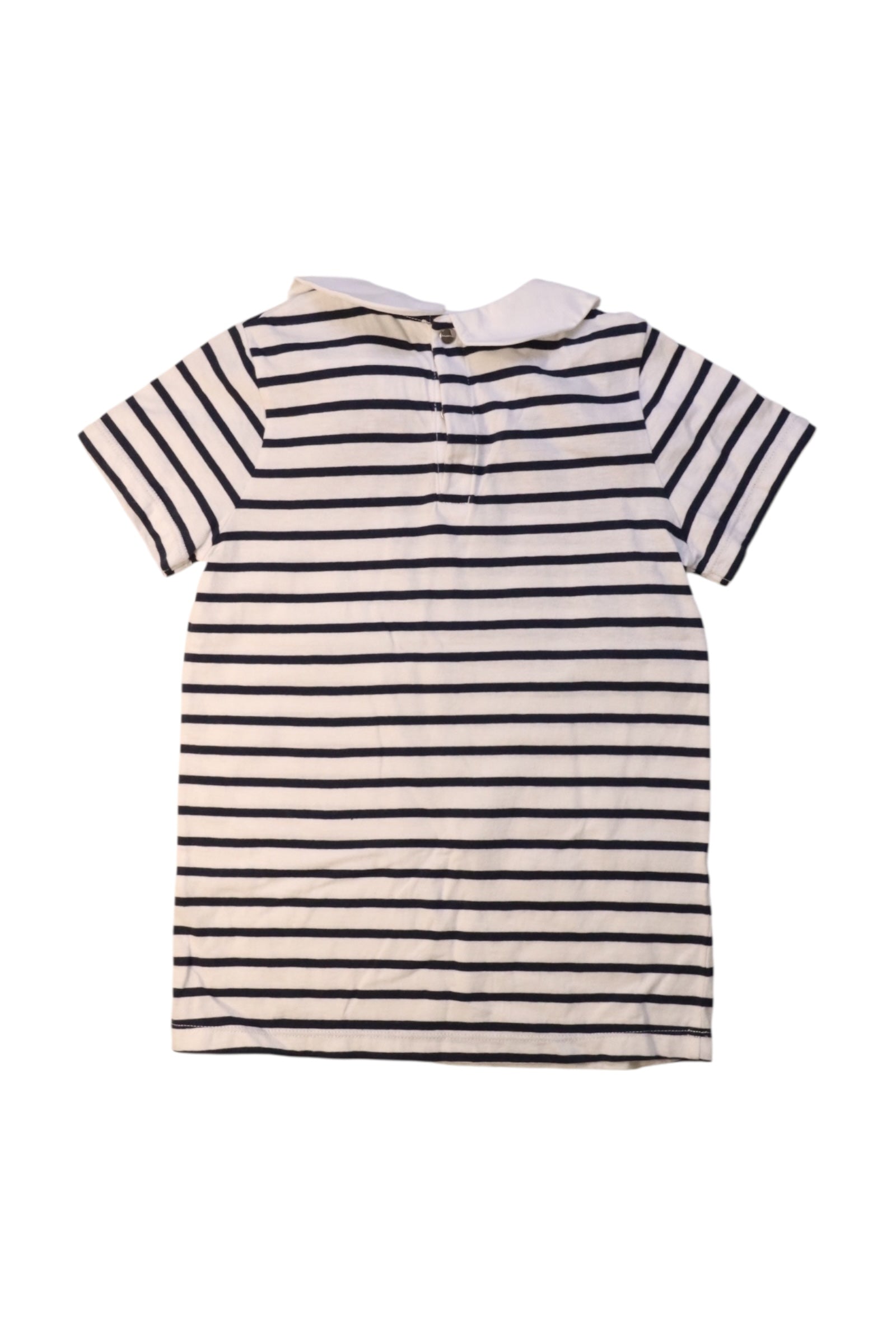 Jacadi Striped Peter Pan Collar Top 8Y、mySite、g9winljtr