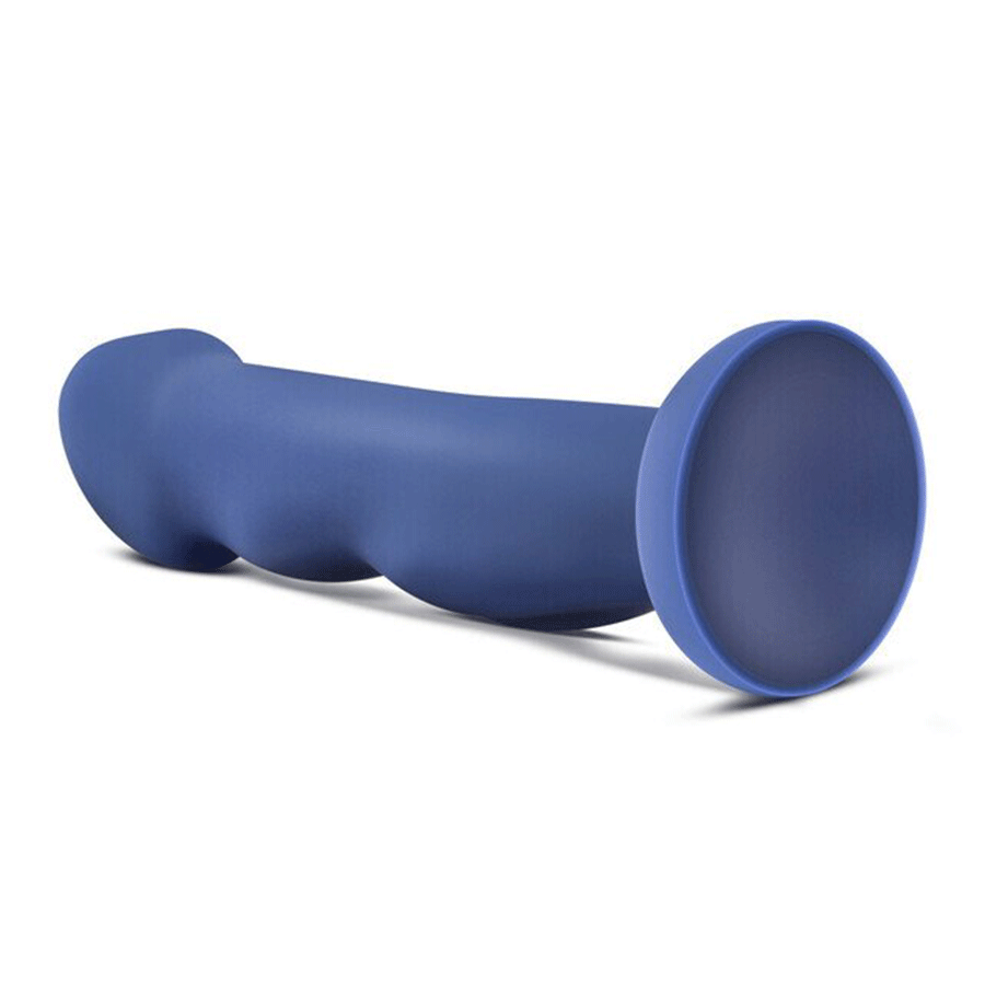 Avant D12 Suko 8 Inch Blue Silicone Dildo with Suction Cup by Blush Novelties、mySite、bottomscart