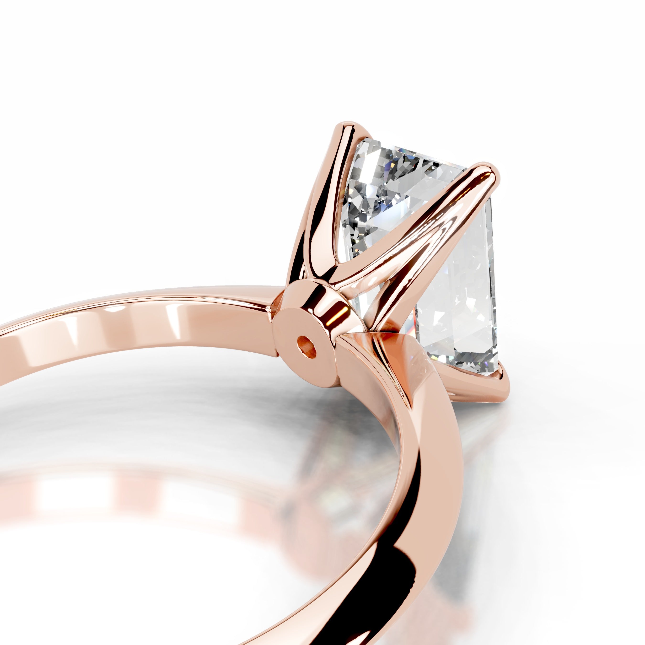 Evie Diamond Engagement Ring - 14K Rose Gold、mySite、hinf8tx79