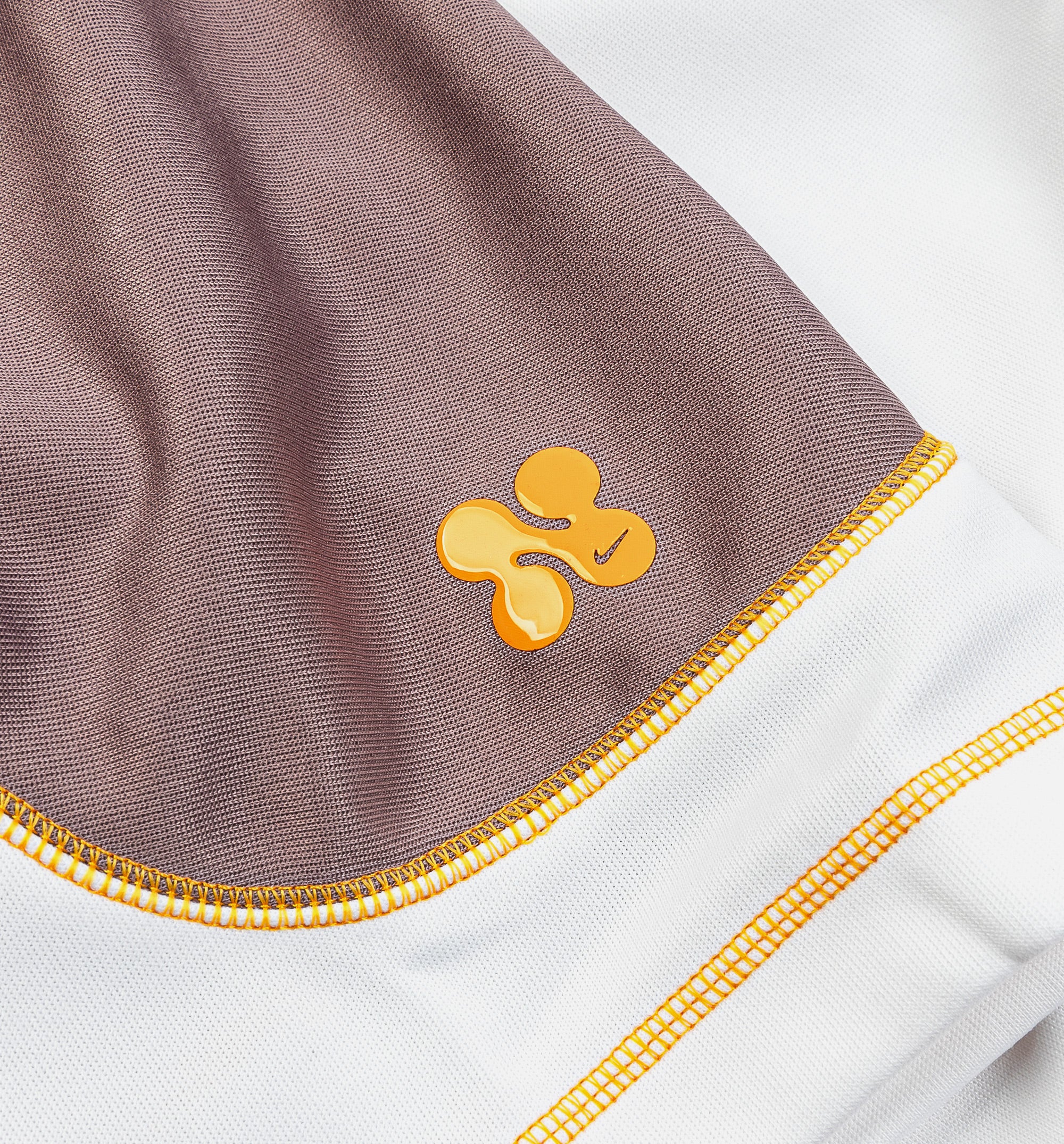 Project FROG Mens Short Sleeve Shirt - White/Taupe Grey/Sundial/Sundial、mySite、dreamappss