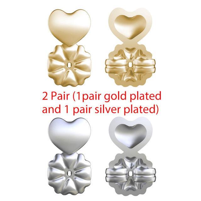 Magic Back Hypoallergenic Earring Backs that Support Heavy Earrings! 18K Gold Plated 925 Silver、mySite、g9winljtr