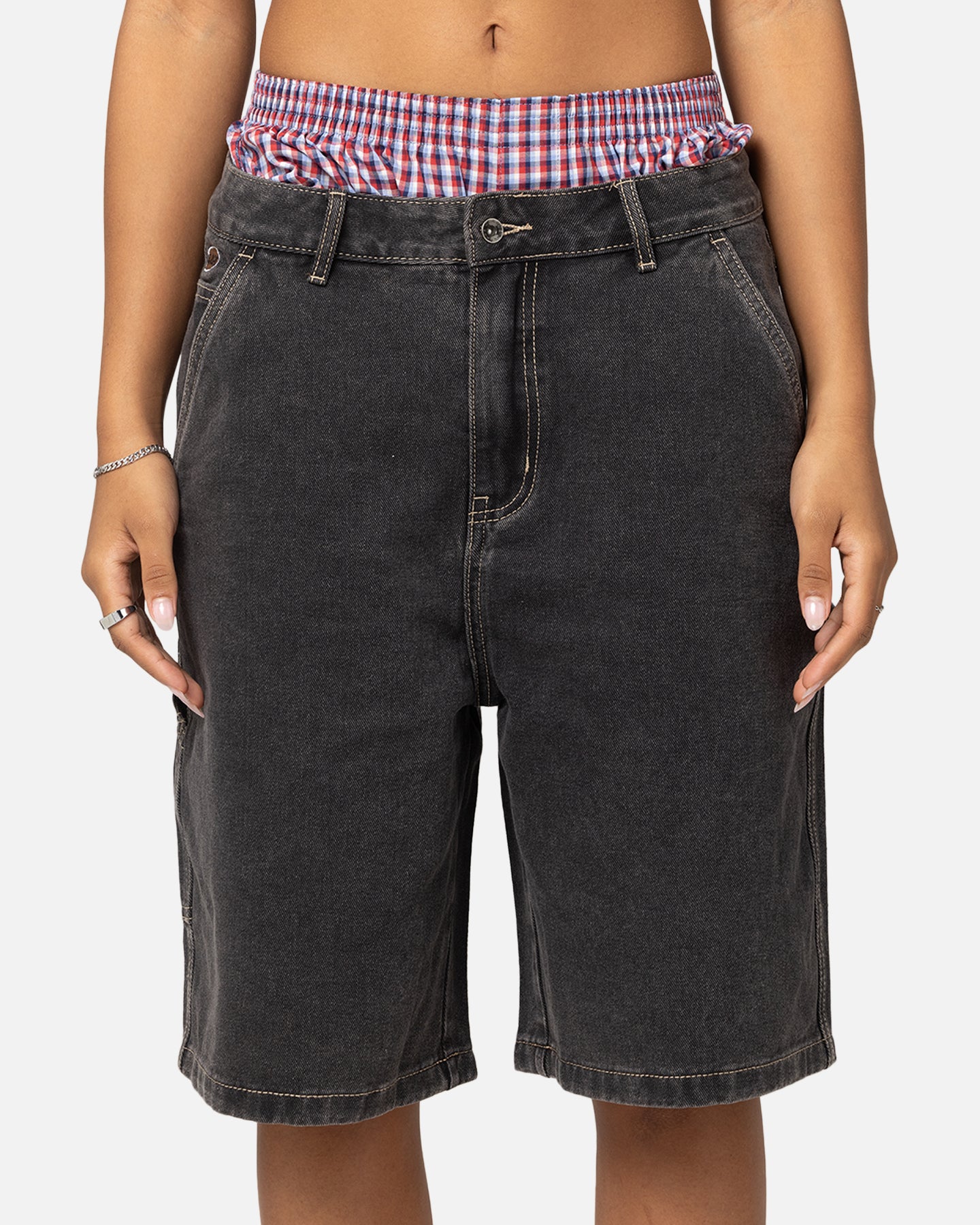 X-Large Denim Work Shorts Pepper、mySite、zt4zffjzw