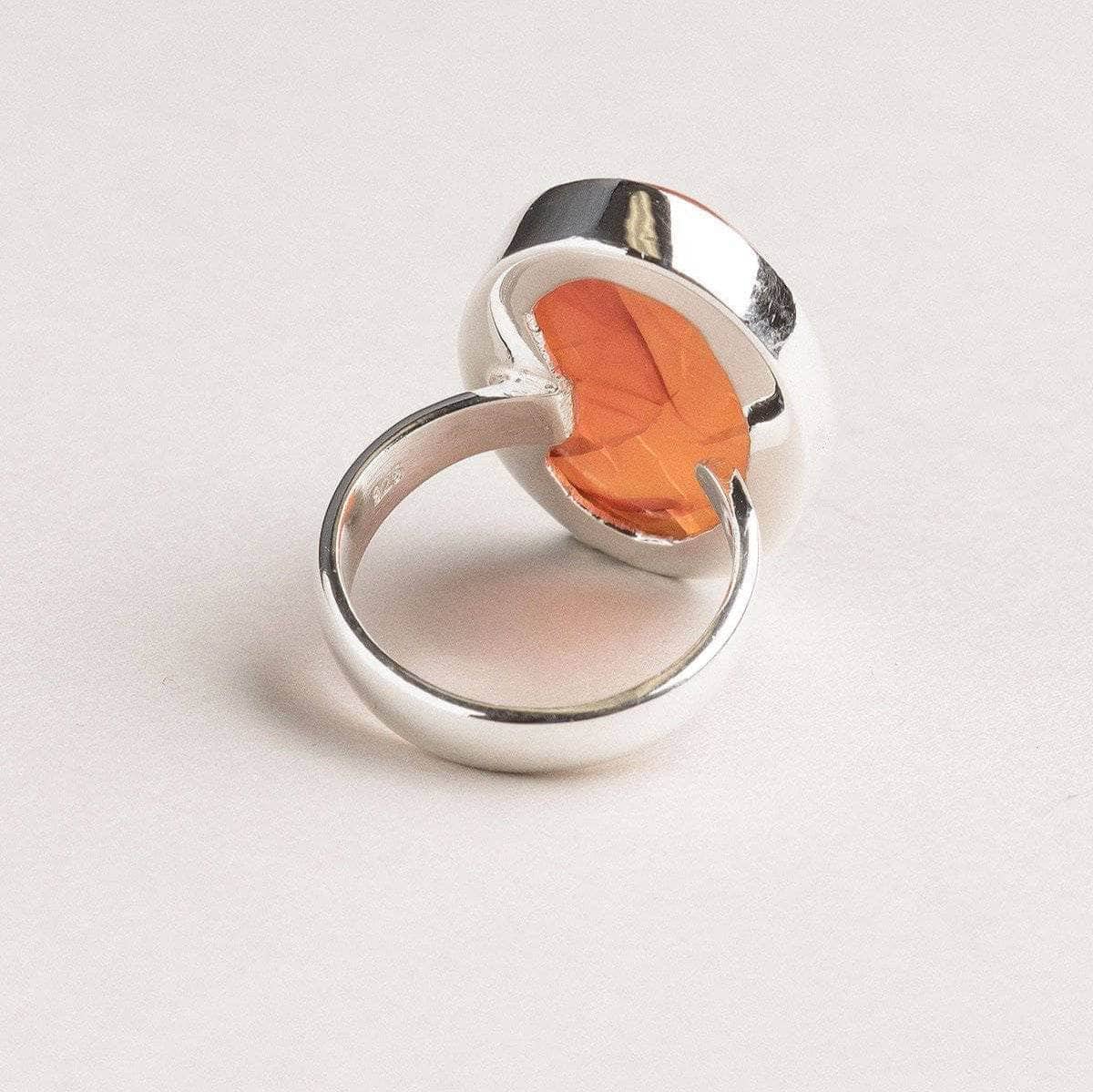 Carnelian Gemstone Ring- Size 7、mySite、hinf8tx79