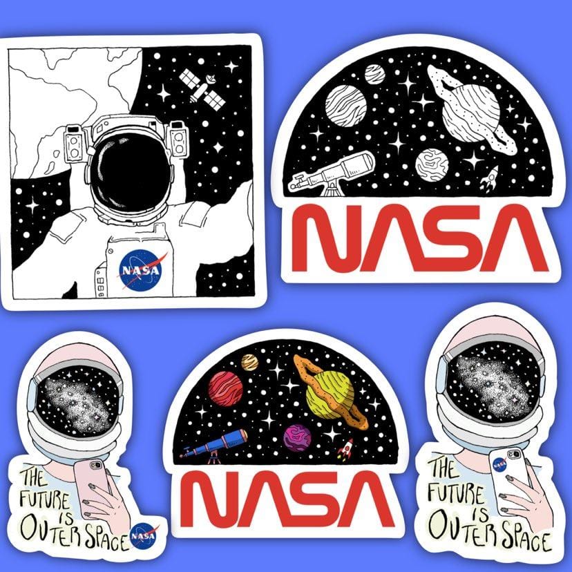  NASA Sticker 5 Pack、mySite、elrpsem3k