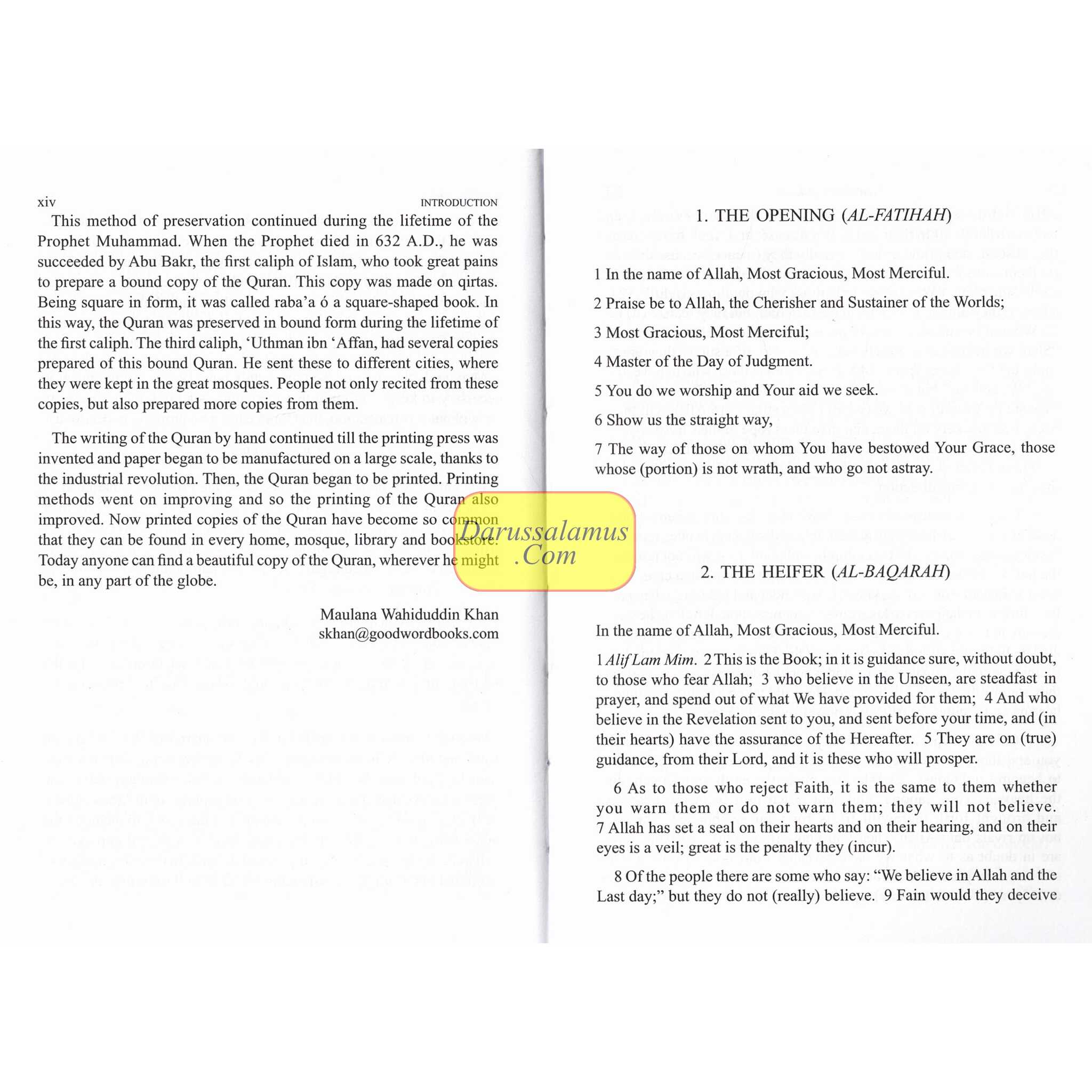 The Holy Quran By Abdullah Yusuf Ali (7x4.8 Inches)、mySite、topwebapps