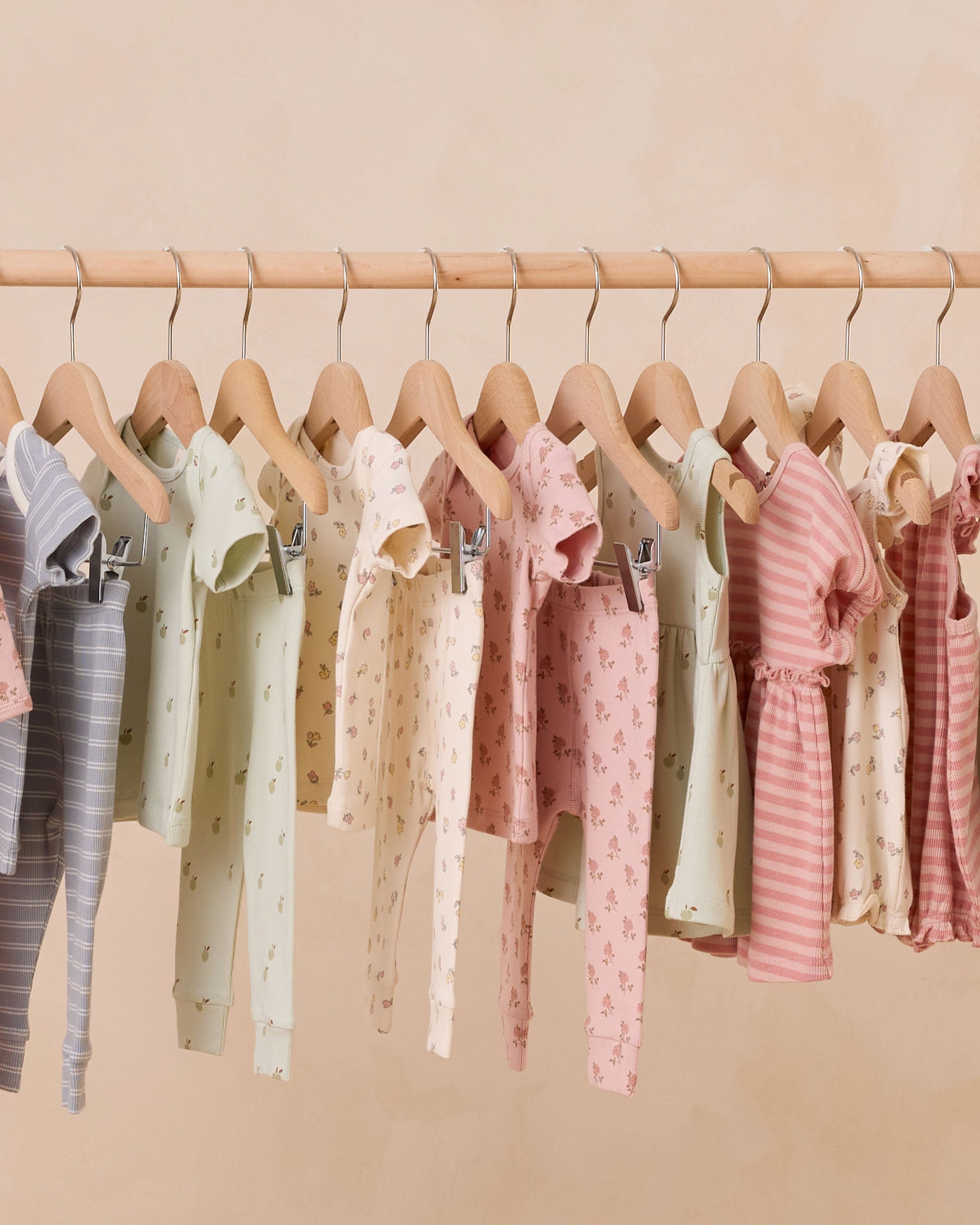  Ribbed Short Sleeve Tee + Legging Set || Rose、mySite、layawaytickets