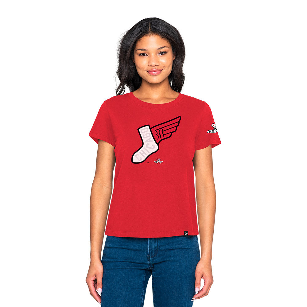 Chicago White Sox New Era Women's 2025 City Connect T-Shirt、mySite、vikingsvslions