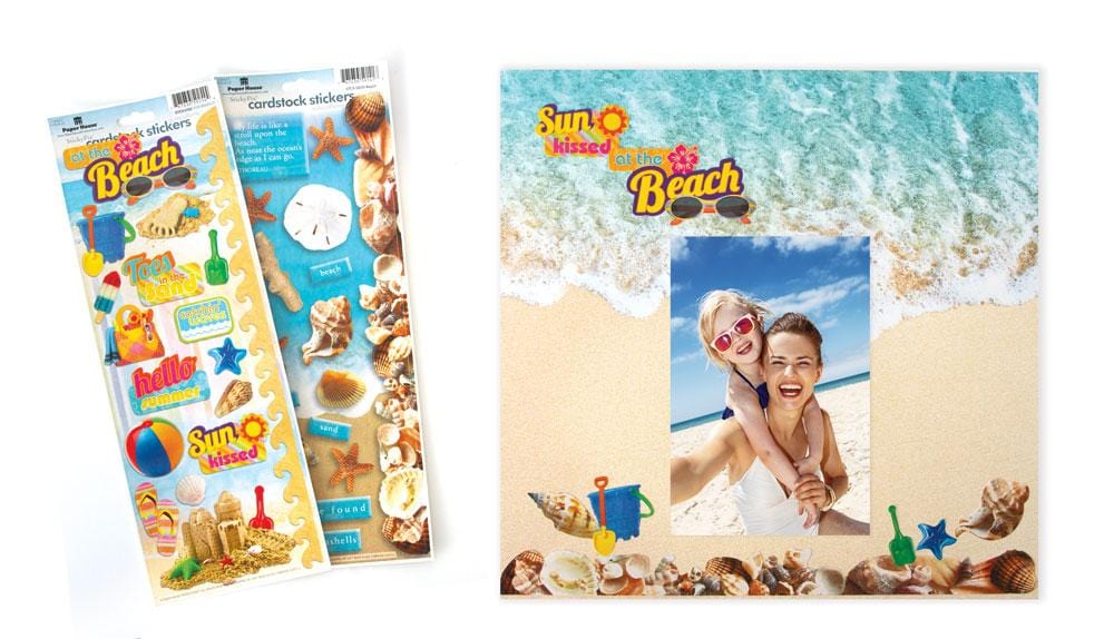  Scrapbook Stickers - Beach Value Pack、mySite、ghnorth