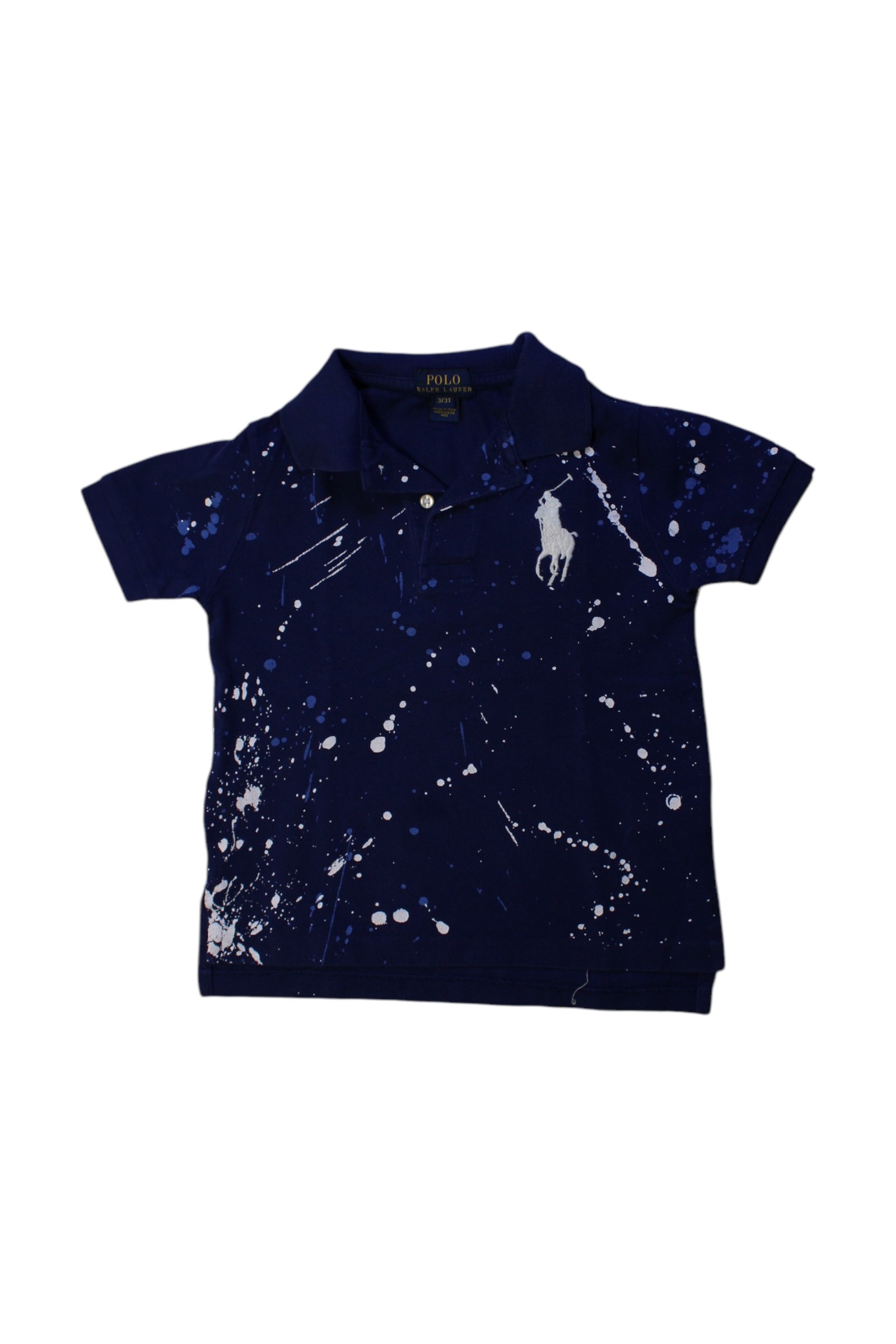 Polo Ralph Lauren Paint Splatter Polo Shirt 3T、mySite、g9winljtr