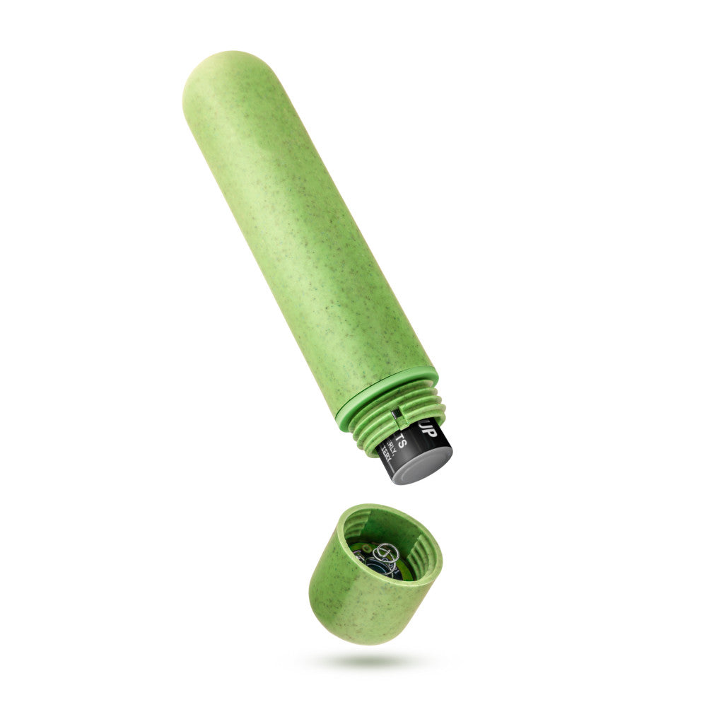 Gaia® By Blush | Eco Bullet: Plant-Based 4 Smooth Waterproof Bullet Vibrator in Green - Made from Sustainable BioFeel™、mySite、bottomscart