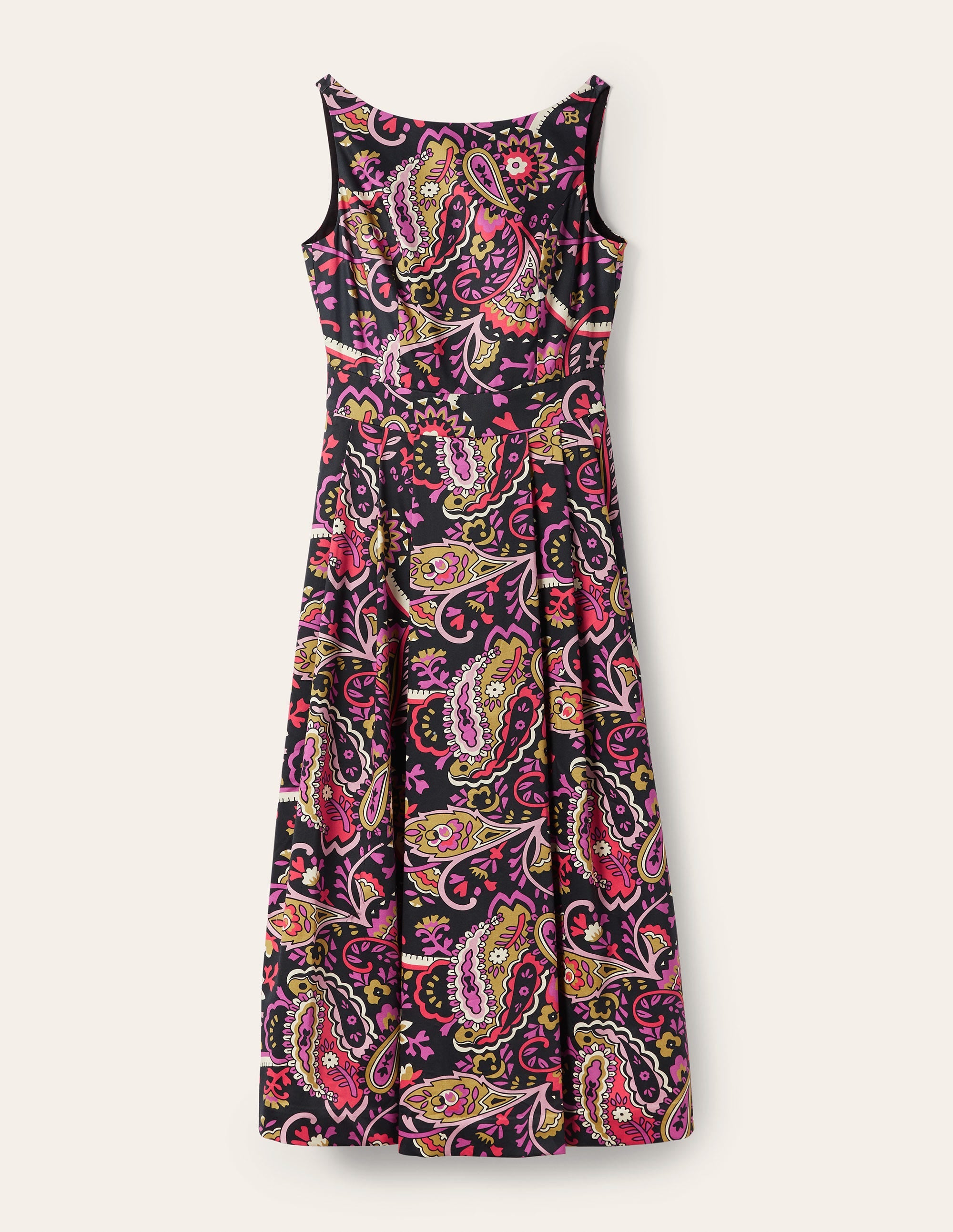  Scoop Back Fit and Flare Dress-Black, Fantastical、mySite、ashleygrahame