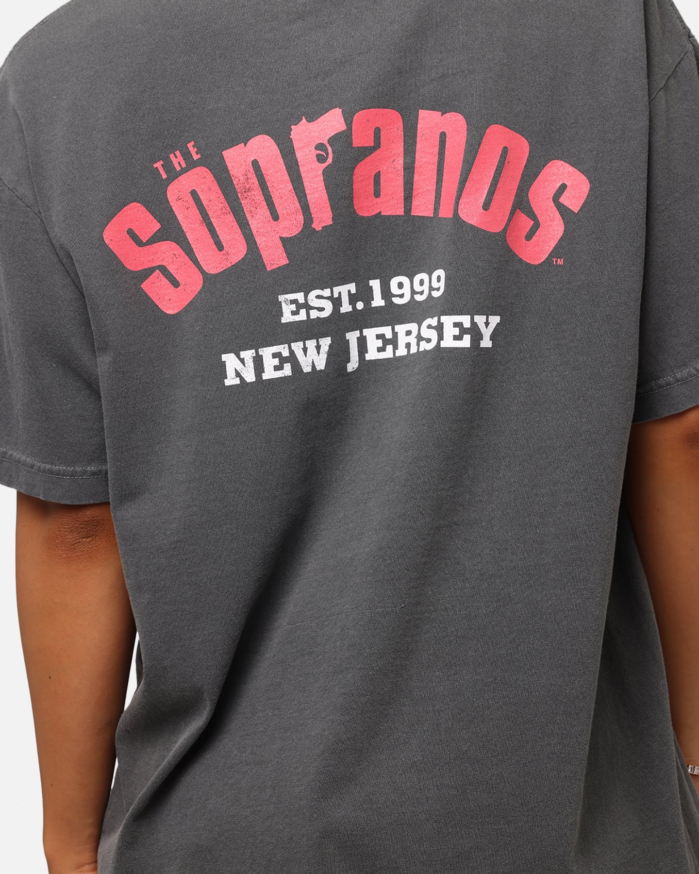 The Sopranos Post Established 1999 Vintage T-Shirt Faded Black、mySite、zt4zffjzw
