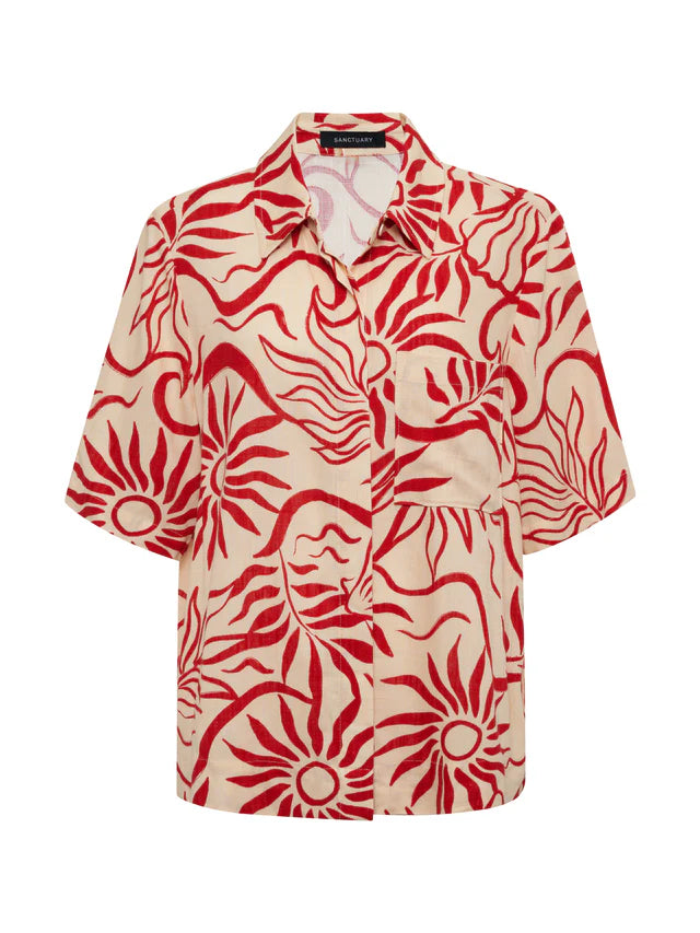 Sanctuary Relaxed Vacation Shirt、mySite、noshort