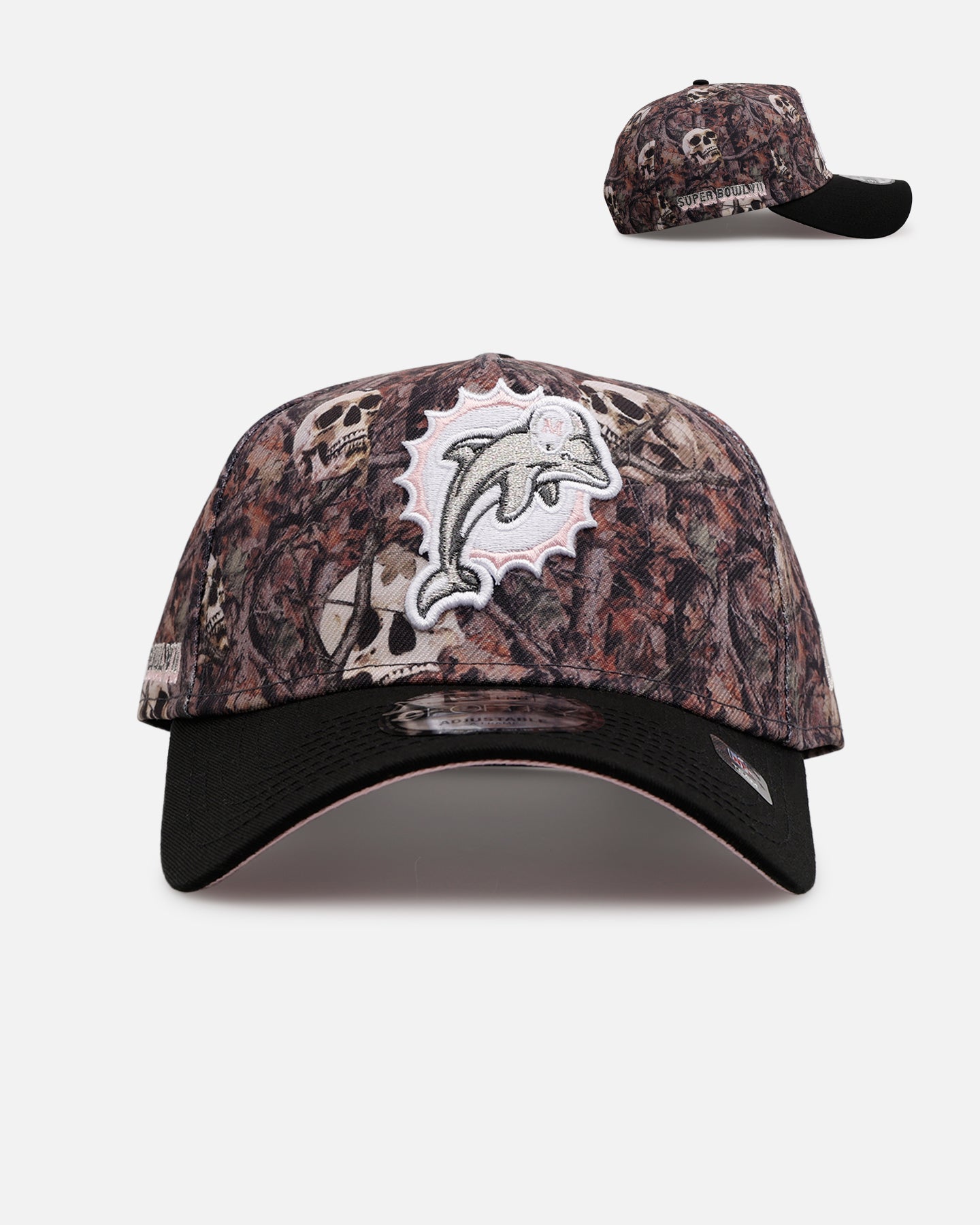 New Era Miami Dolphins 'Camo Skulls' 9FORTY A-Frame Snapback Camo、mySite、zt4zffjzw