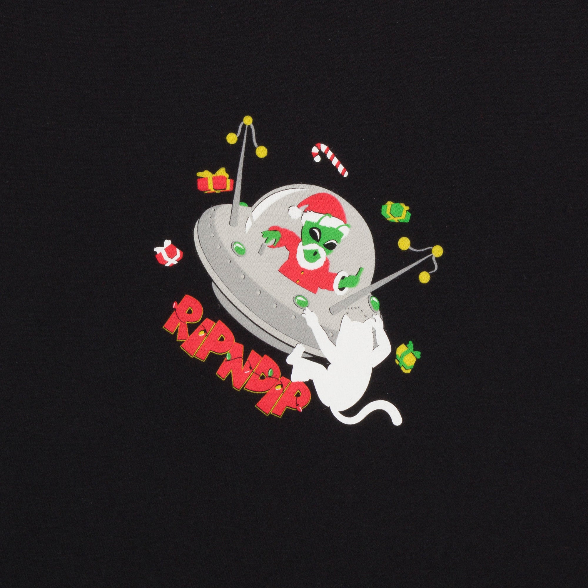  Space Santa Tee (Black)、mySite、merchandisen