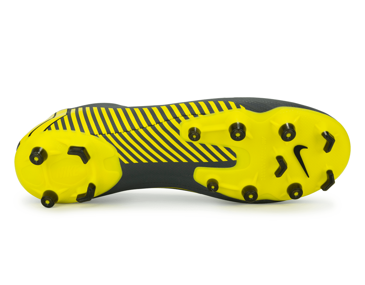 Nike Men's Mercurial Vapor Game Over 12 Academy FG/MG Dark Grey/Black、mySite、noshort