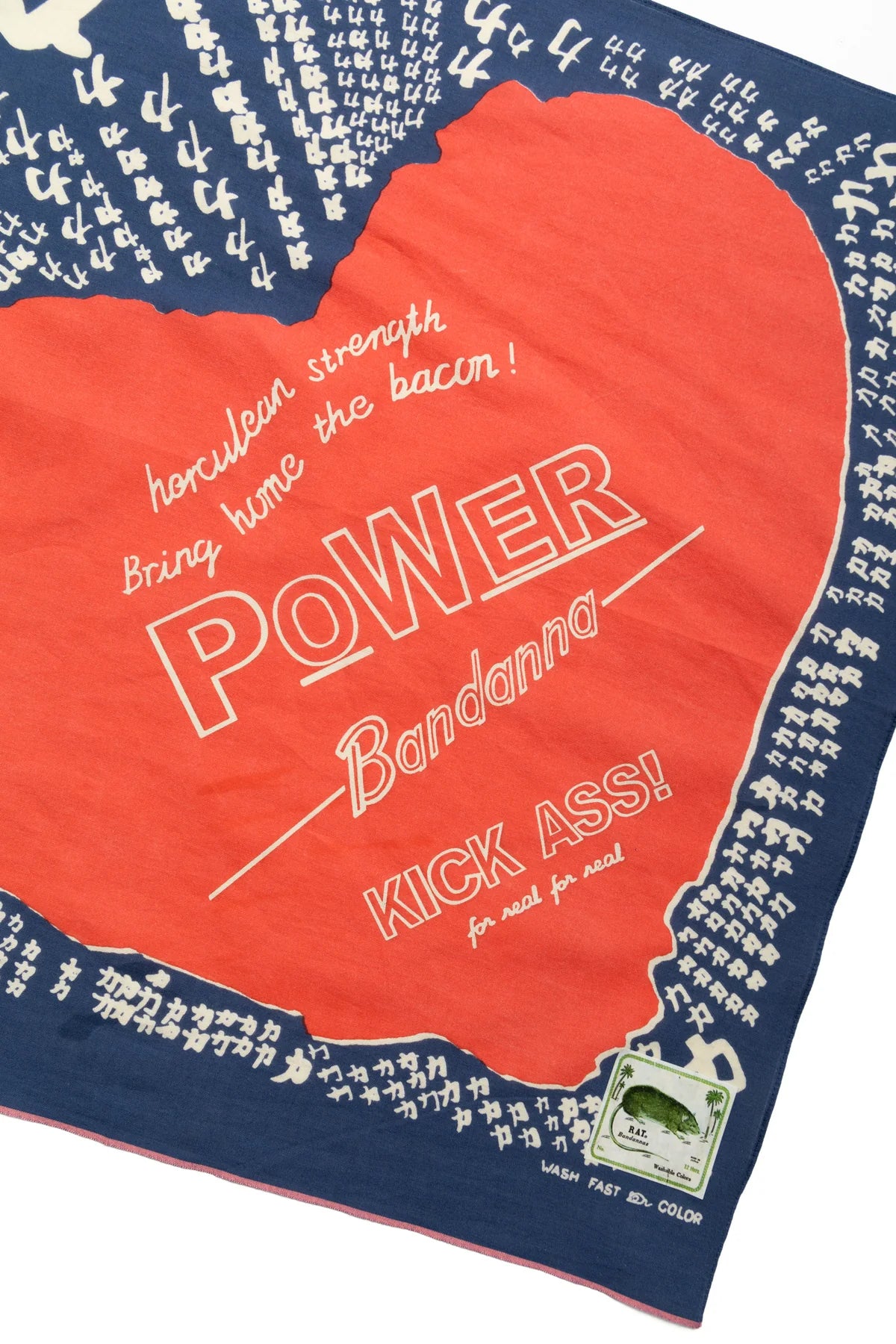 FASTCOLOR SELVEDGE BANDANA (LOVE POWER)、mySite、zt4zffjzw