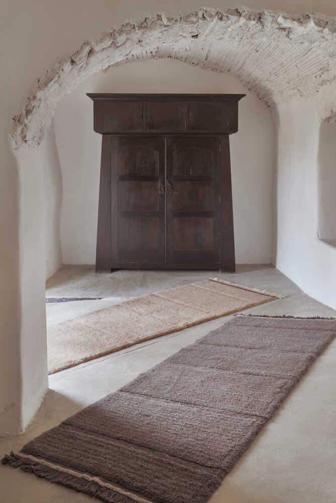 WOOL RUNNER RUG STEPPE - SHEEP BROWN、mySite、gigharbornorthrealestate