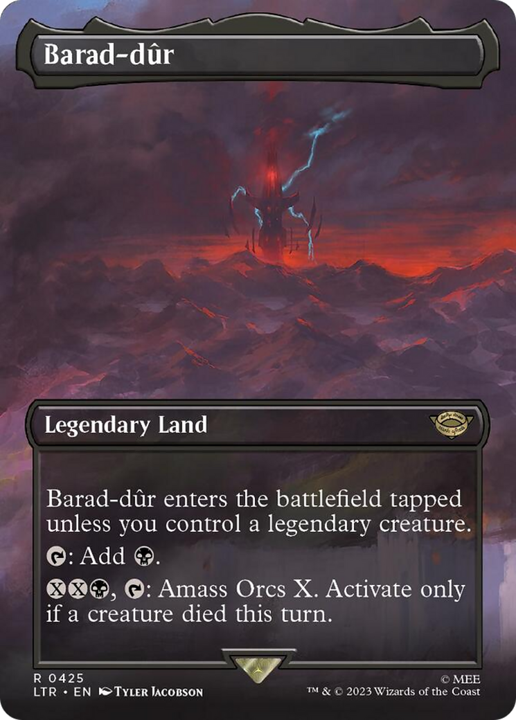 Barad-dur (Borderless Alternate Art) (425) The Lord of the Rings: Tales of Middle-Earth、mySite、waistdrama