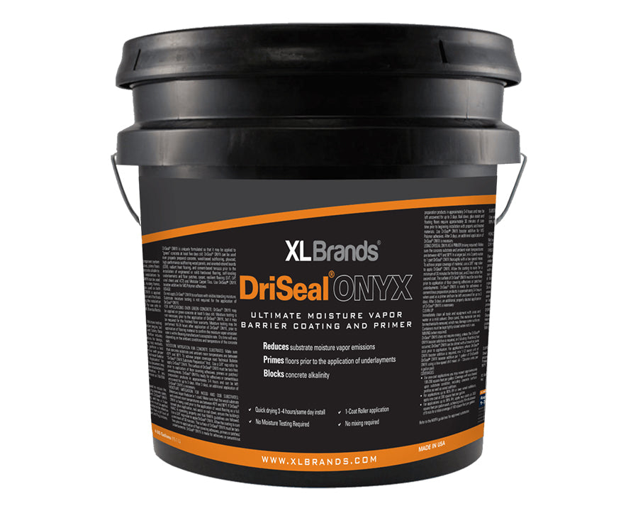 XL BRANDS - DRISEAL ONYX ULTIMATE MOISTURE VAPOR BARRIER & PRIMER, 4 GALLON