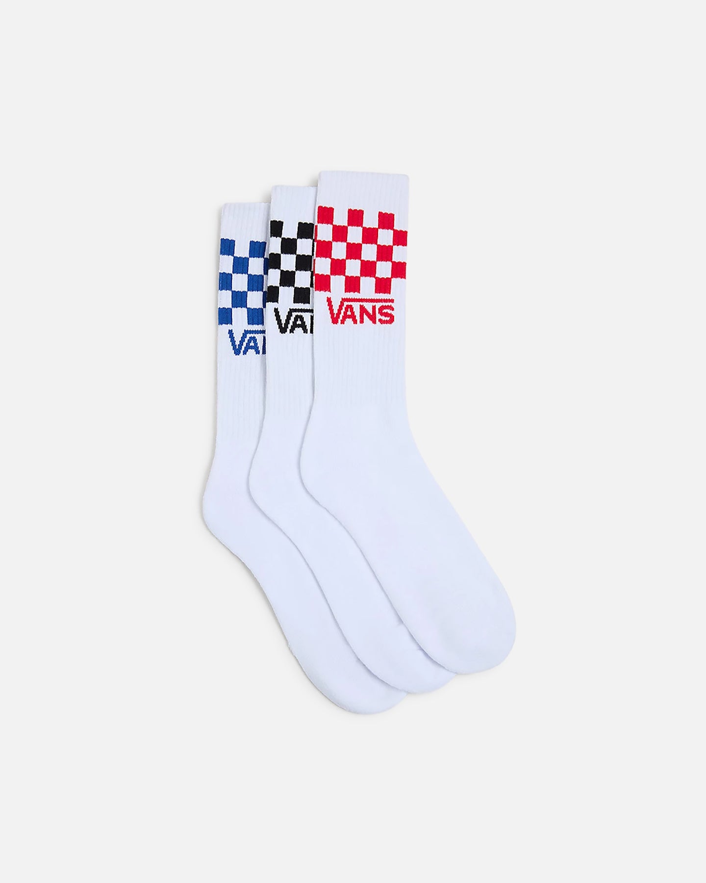 Vans Classic Check Crewcut Socks 3 Pack White、mySite、zt4zffjzw