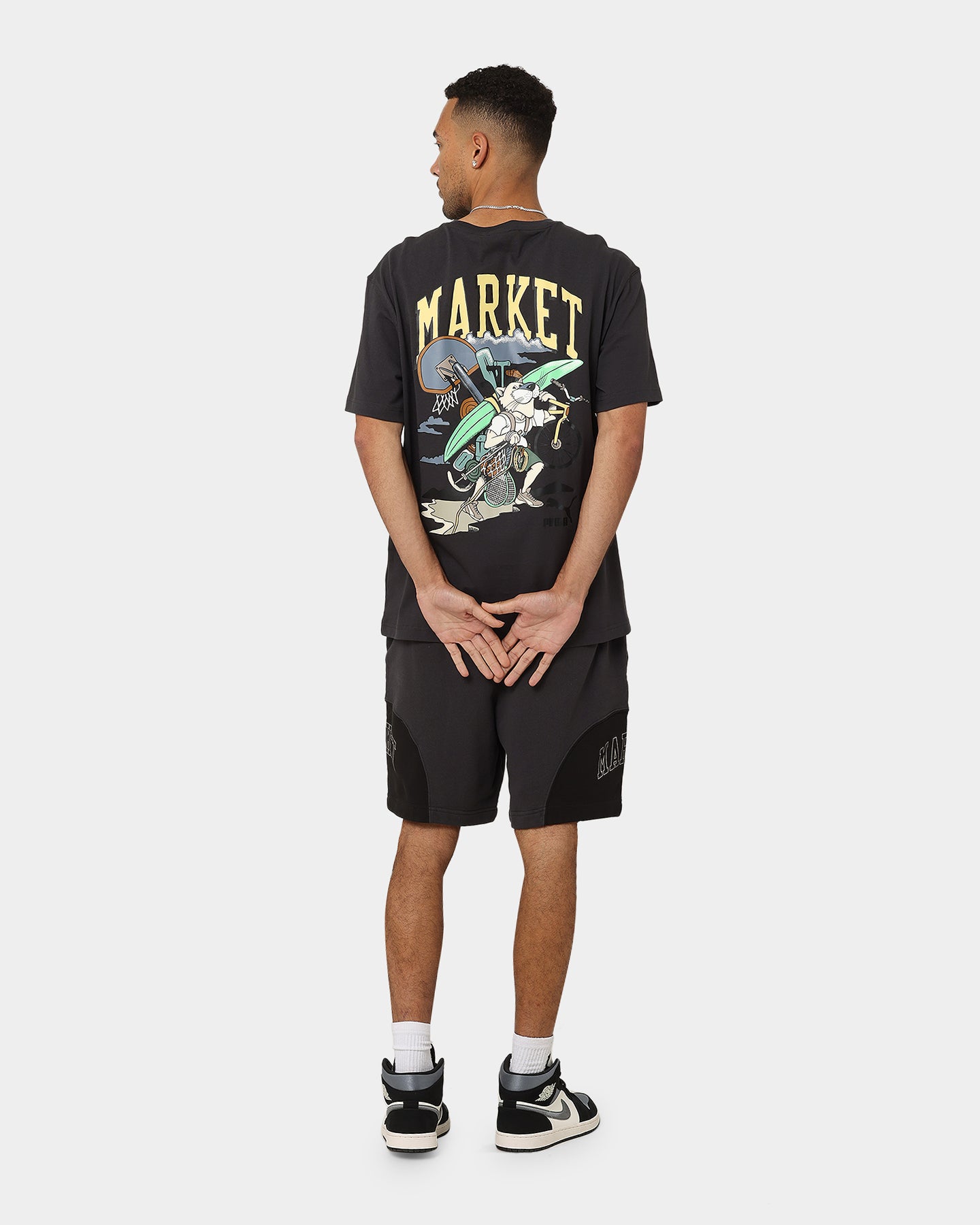 Puma X Market Graphic T-Shirt Puma Black、mySite、zt4zffjzw