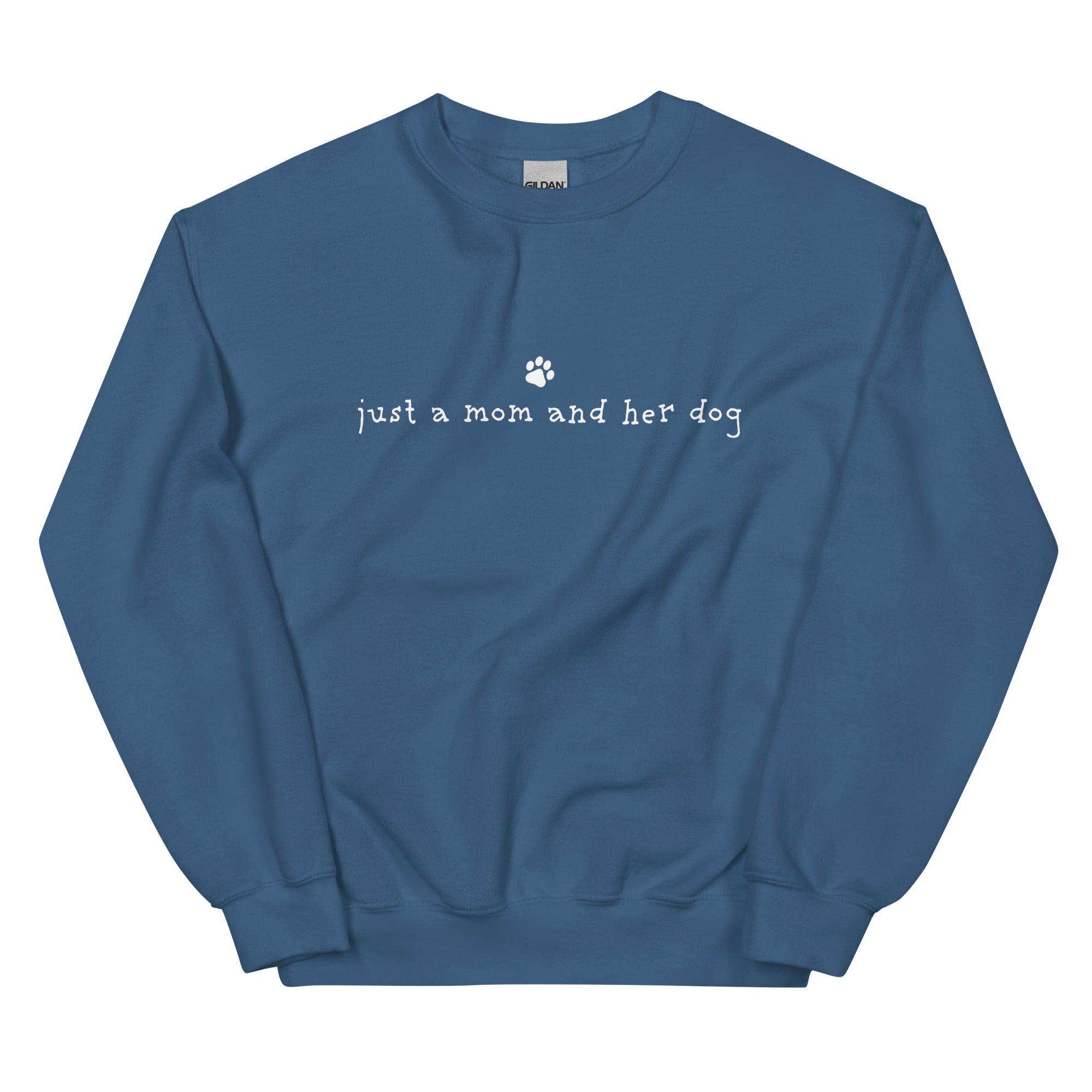 Just A Mom & Her Dog Crewneck Sweatshirt、mySite、camillekostekn