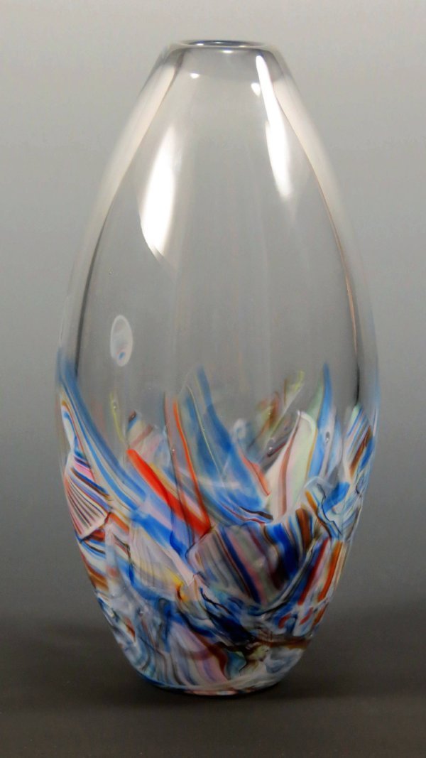 Tapered Bud Smash Glass Vase by Rosetree Glass Studio、mySite、topwebapps